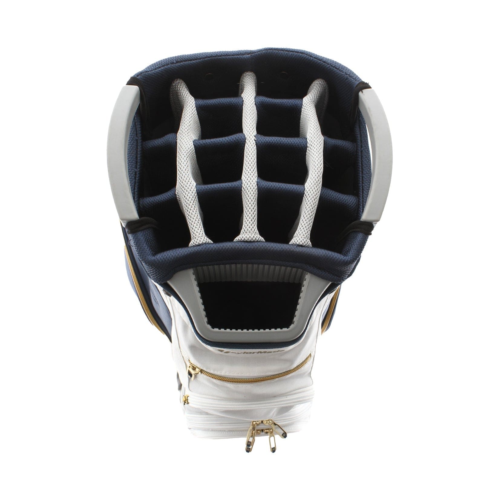 TaylorMade Kalea Gold Cart Bag - Blue/White/Gold - Image 2