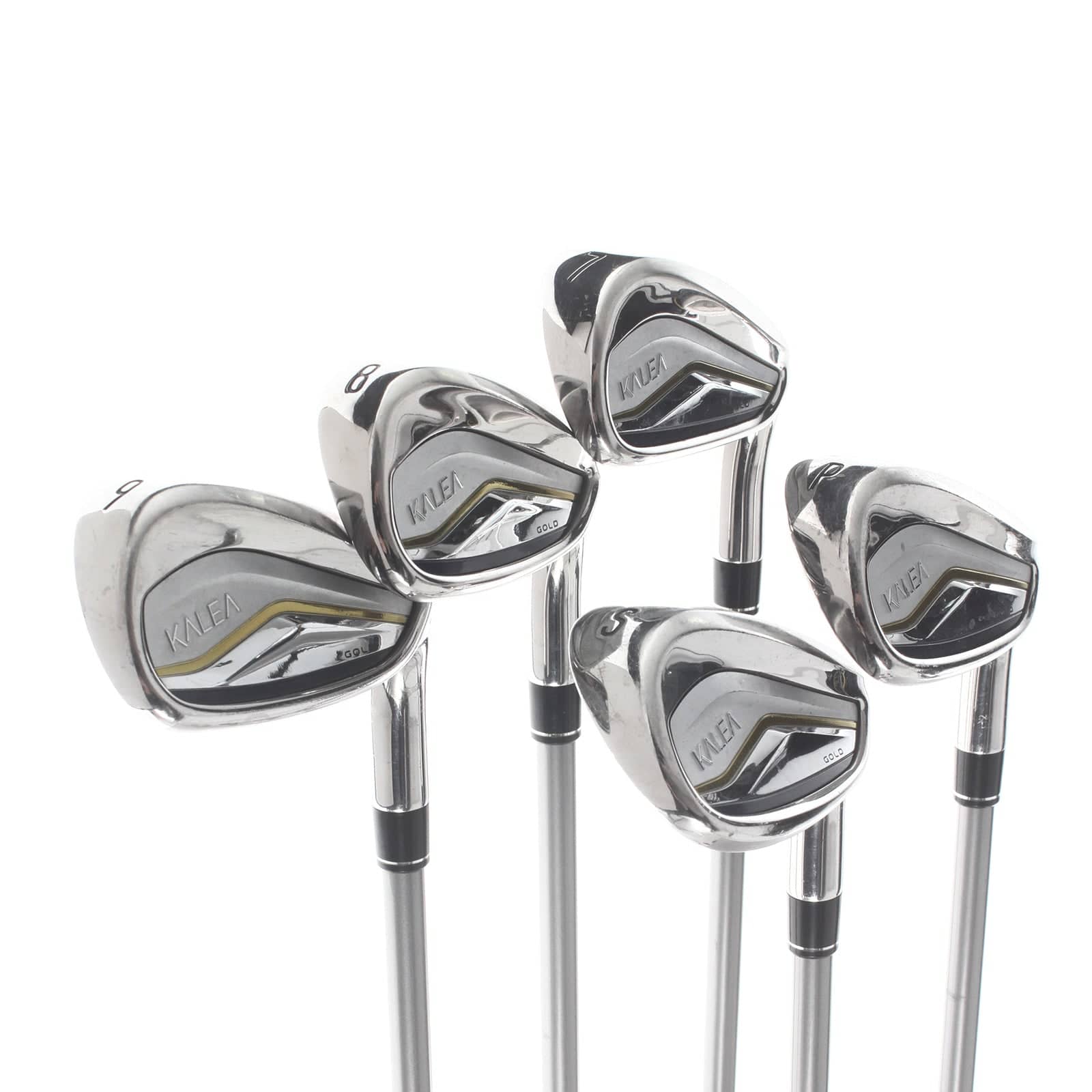 TaylorMade Kalea Gold Graphite Ladies Right Hand Irons 7-SW Ladies - Kalea Gold 40 - Image 2