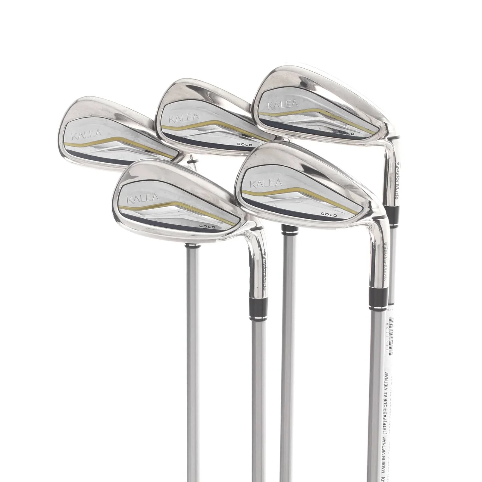 TaylorMade Kalea Gold Graphite Ladies Right Hand Irons 7-SW Ladies - TaylorMade 40 Soft