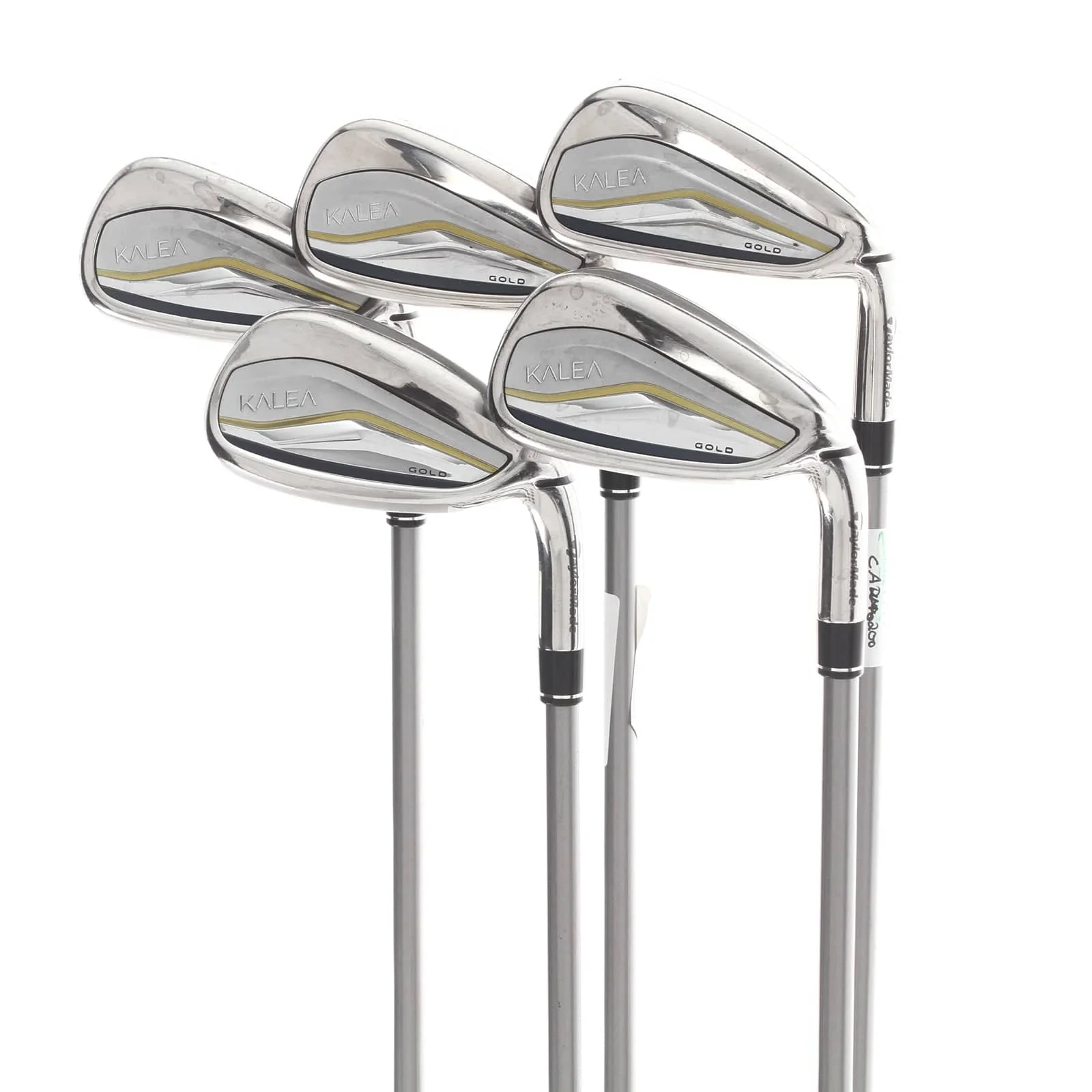 TaylorMade Kalea Gold Graphite Ladies Right Hand Irons 7-SW Ladies - TaylorMade 40 Soft