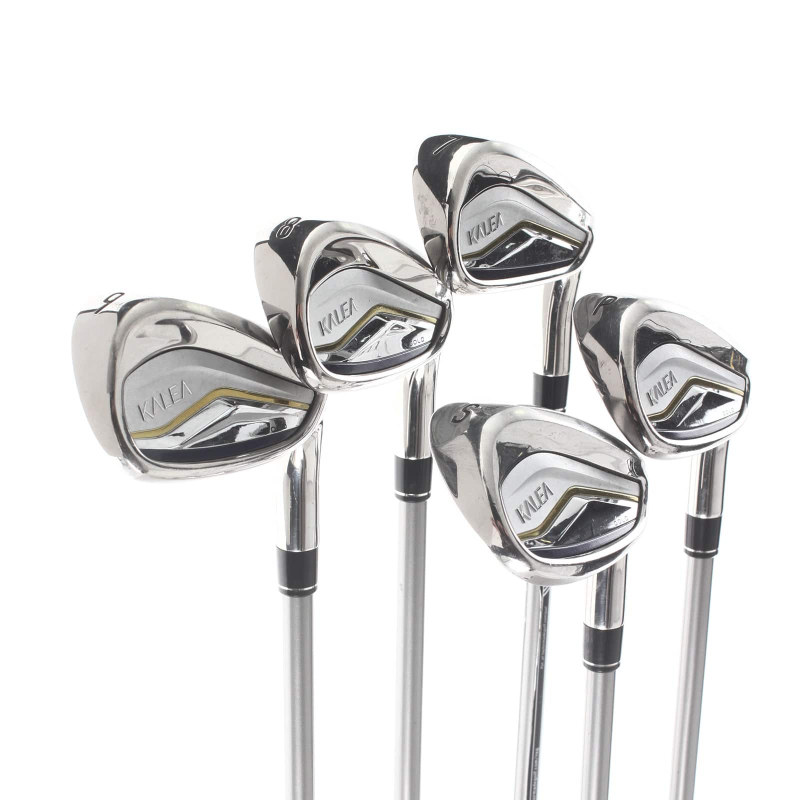 TaylorMade Kalea Gold Steel Ladies Right Hand Irons 7-SW Ladies - Kalea Gold 40 - Image 2