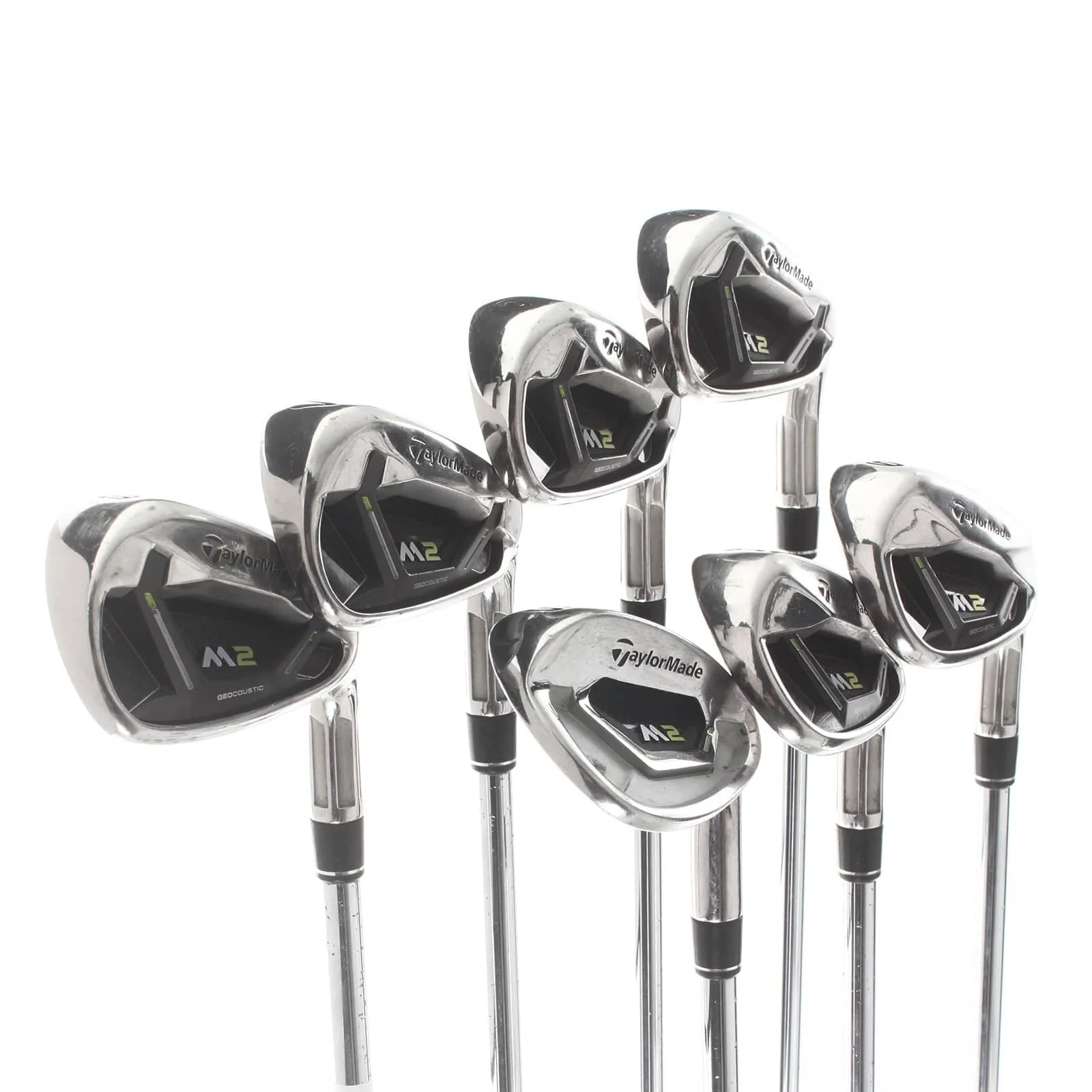 TaylorMade M2 2017 Steel Mens Right Hand Irons 5-SW Regular - REAX 88 - Image 2
