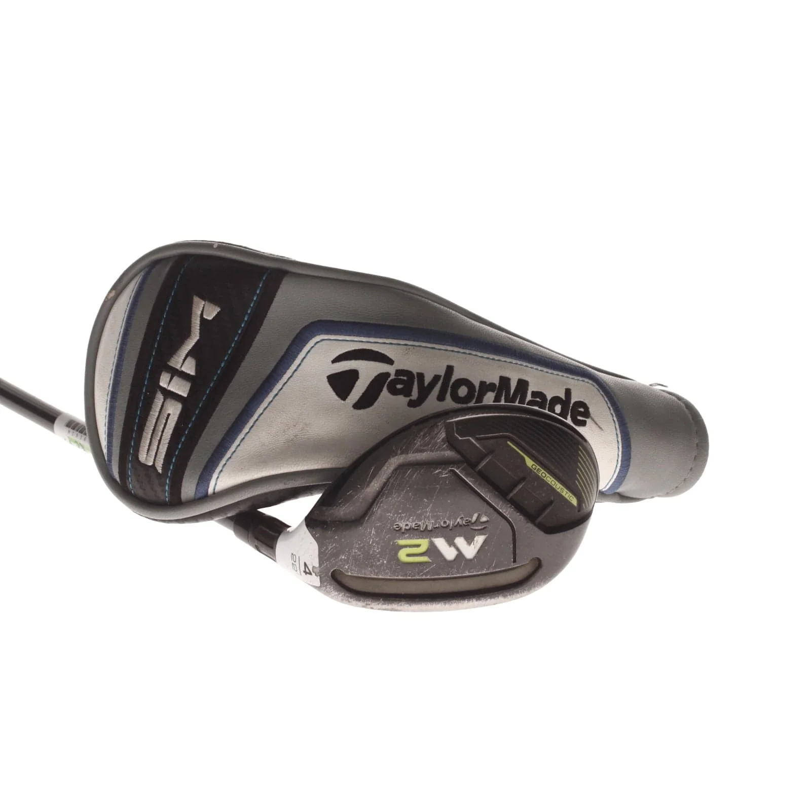 TaylorMade M2 Graphite Mens Right Hand 4 Hybrid 22* Stiff - TaylorMade M2