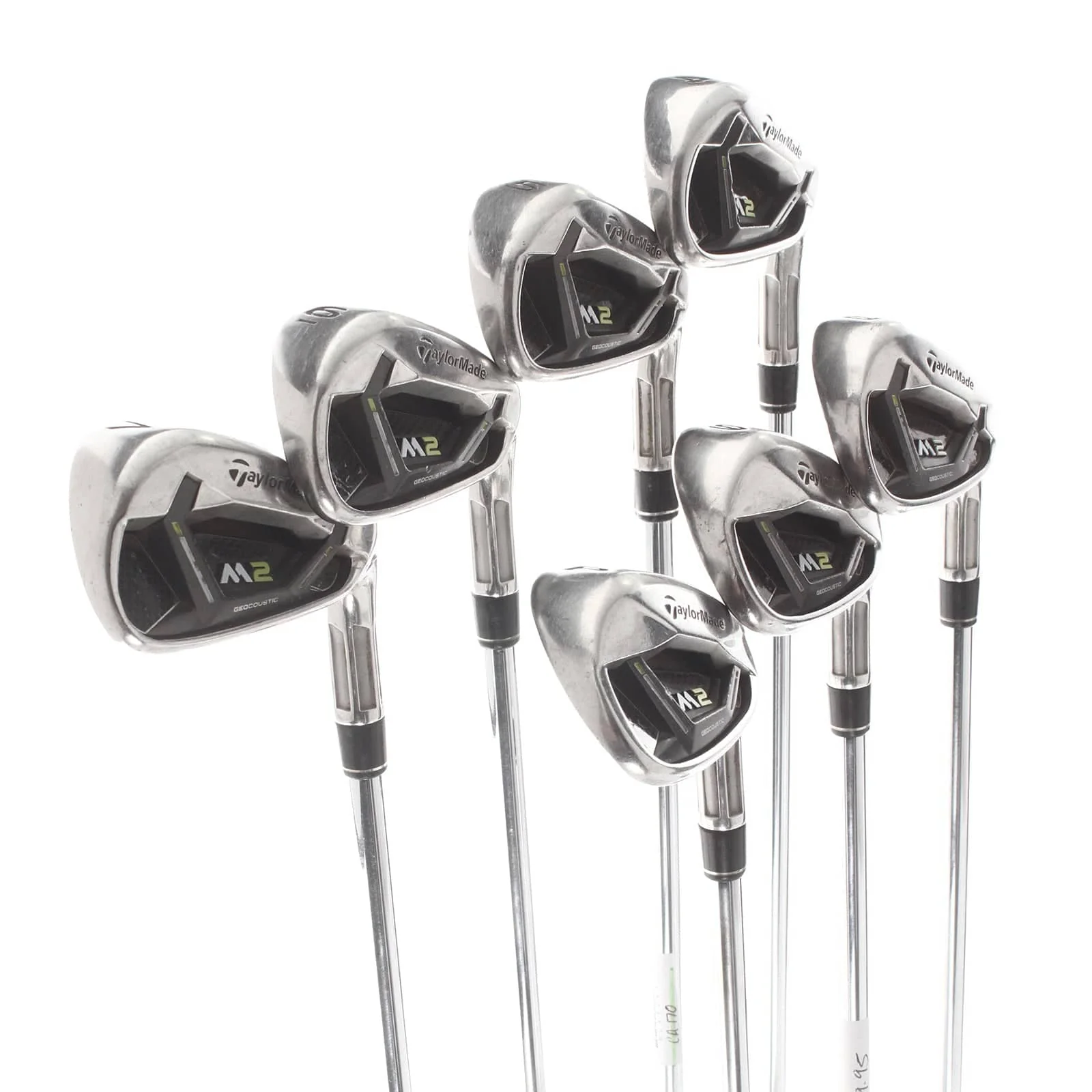 TaylorMade M2 Steel Mens Right Hand Irons 4-PW Regular - REAX 88 - Image 2