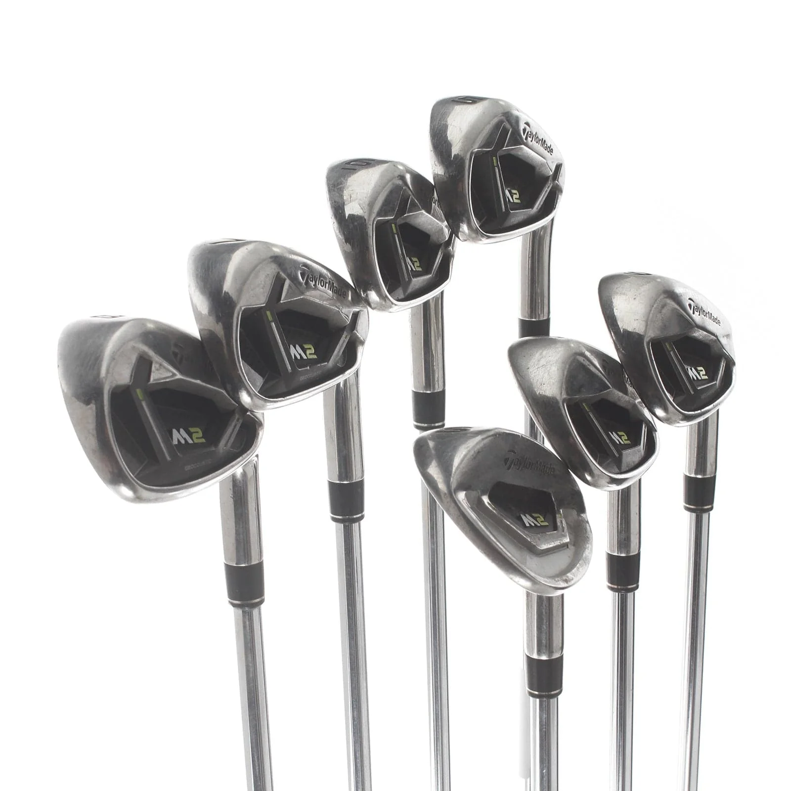 TaylorMade M2 Steel Mens Right Hand Irons 5-SW Regular - REAX 88 - Image 2