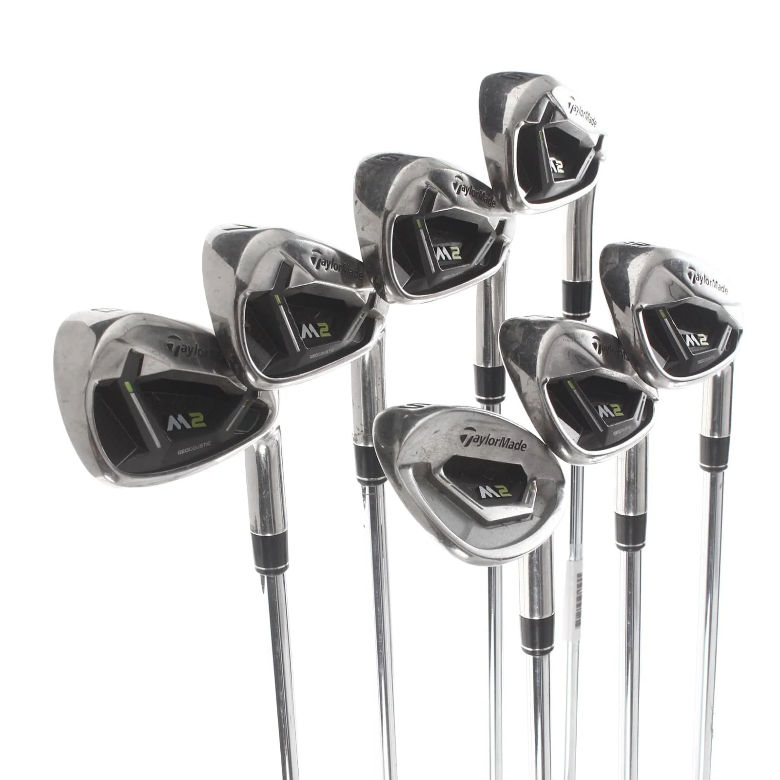 TaylorMade M2 Steel Mens Right Hand Irons 5-SW Regular - REAX 88 - Image 2