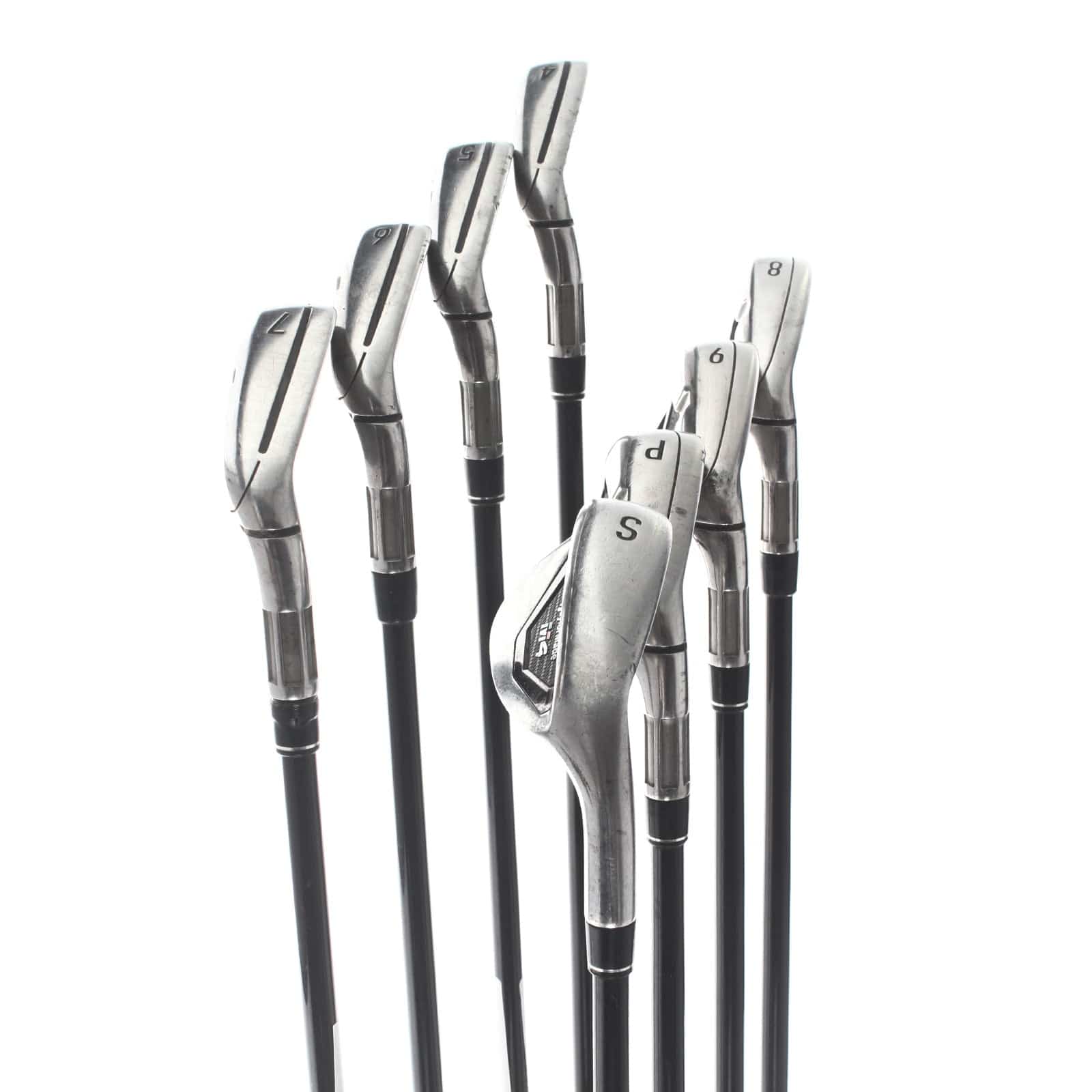 TaylorMade M4 Graphite Mens Right Hand Irons 4-SW Senior - Fujikura Atmos 5A - Image 3
