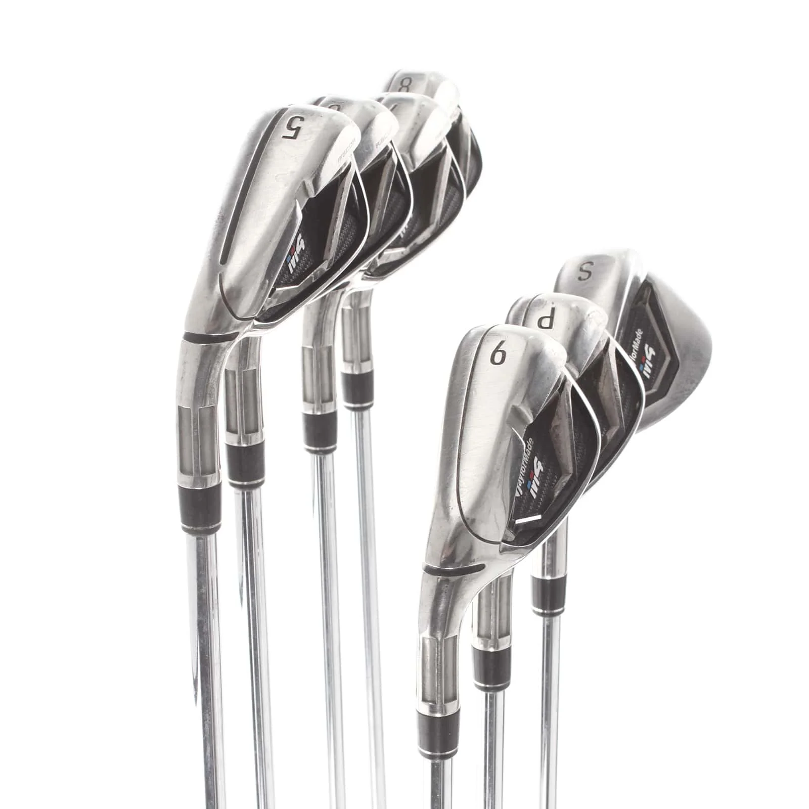 TaylorMade M4 Steel Mens Left Hand Irons 5-SW Regular - KBS Max 85 - Image 2