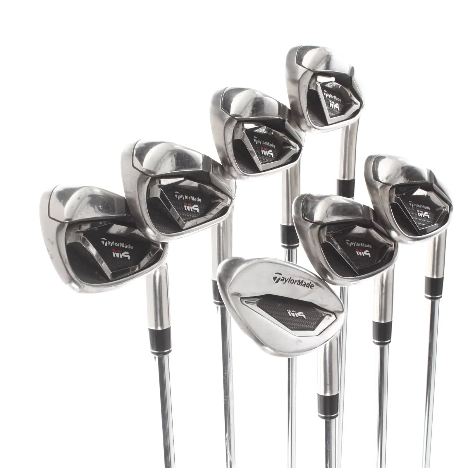 TaylorMade M4 Steel Mens Right Hand Irons 5-SW Regular - KBS Max 85 - Image 2