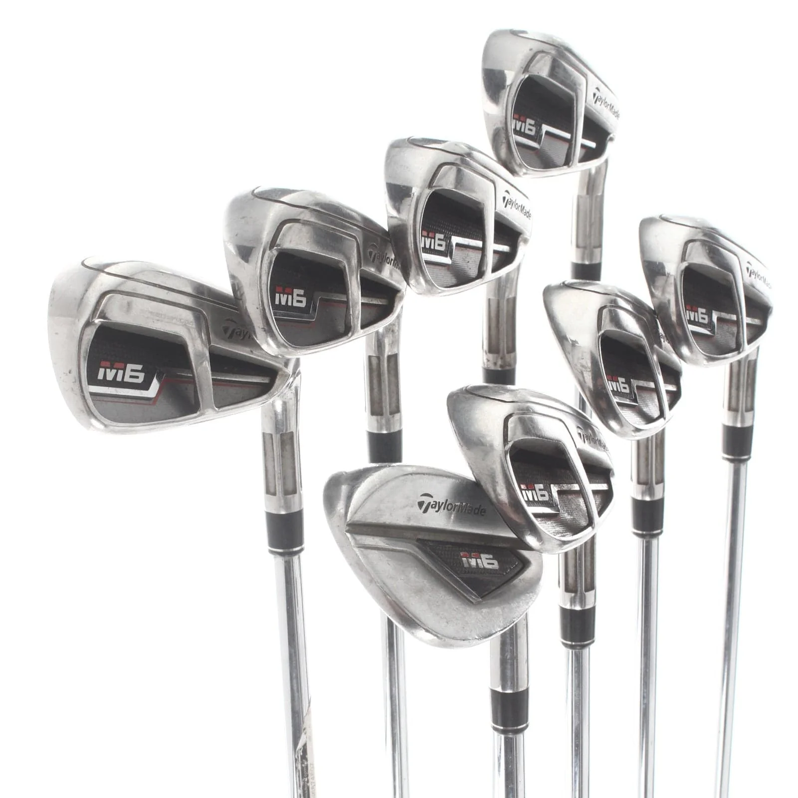TaylorMade M6 Steel Mens Right Hand Irons 4-SW Regular - KBS Max 85 - Image 2