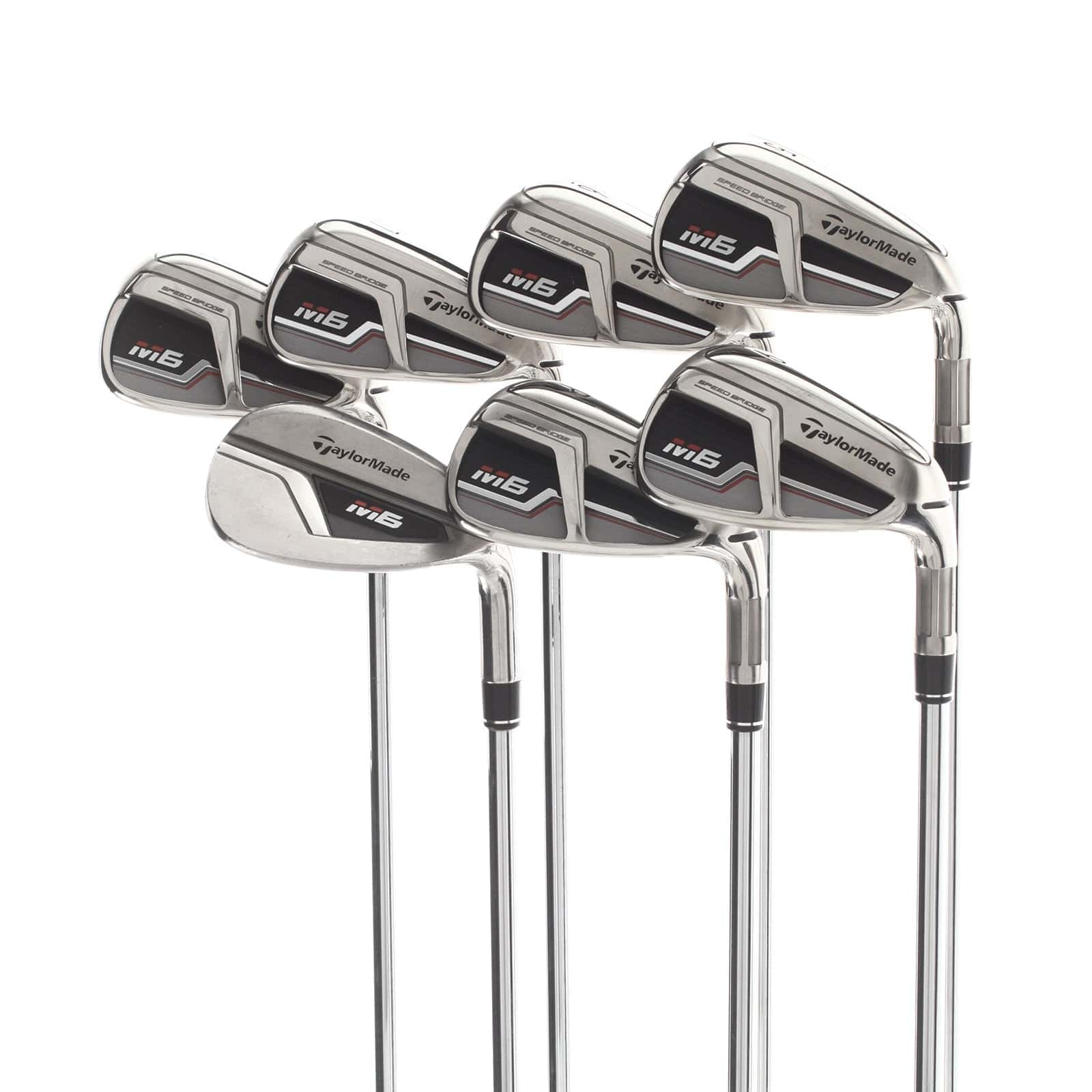 TaylorMade M6 Steel Mens Right Hand Irons 5-PW Regular - KBS