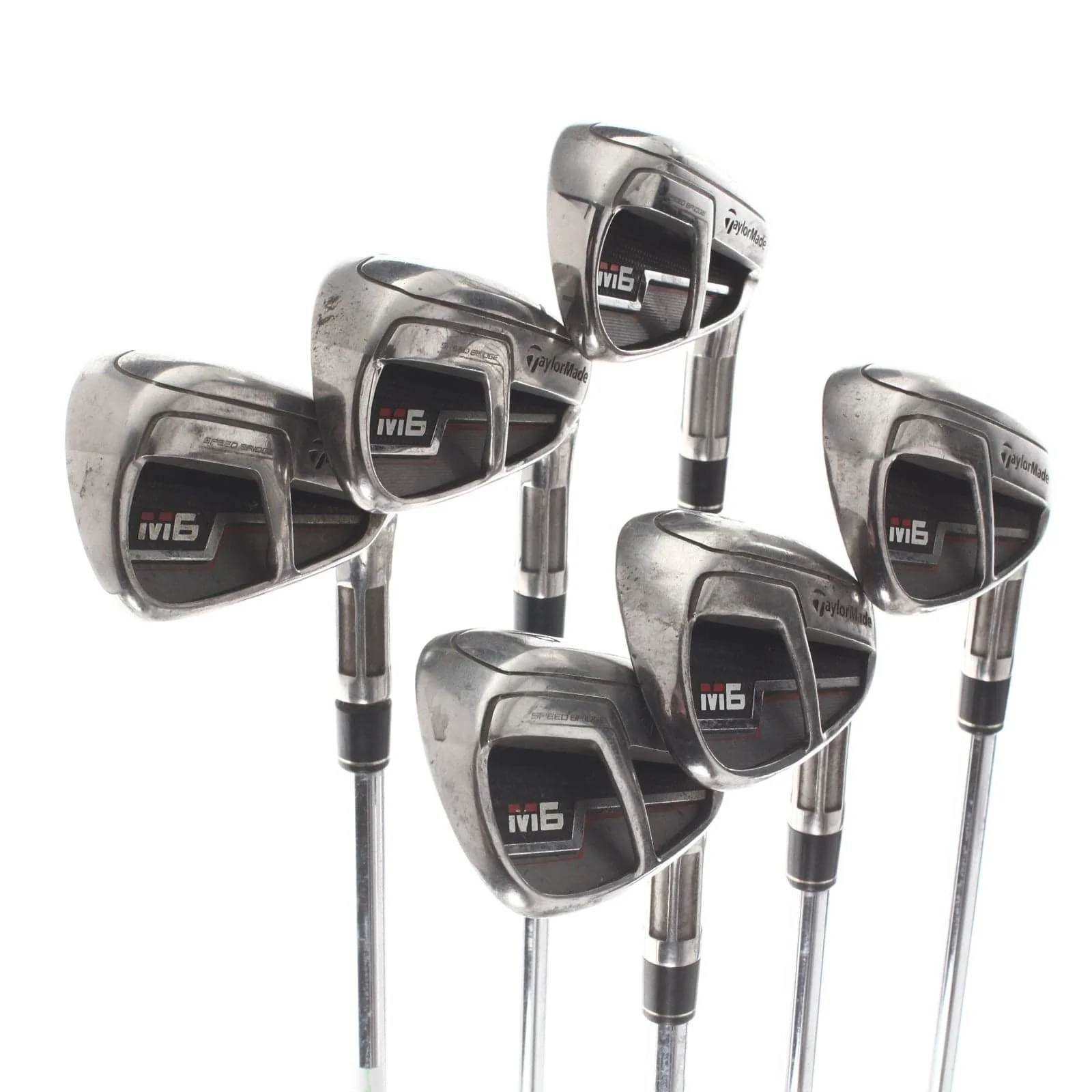 TaylorMade M6 Steel Mens Right Hand Irons 5-PW Regular - KBS Max 85 - Image 2