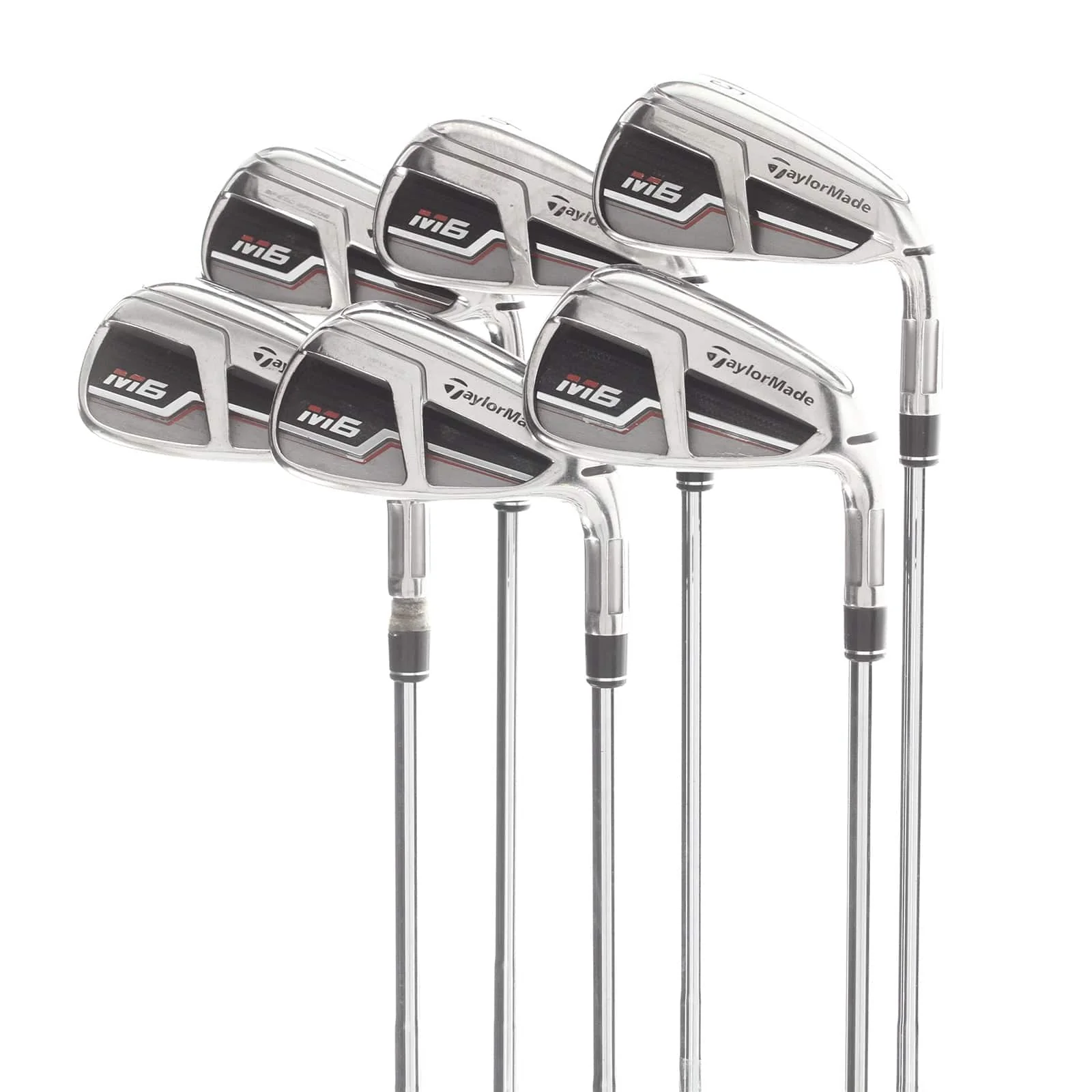 TaylorMade M6 Steel Mens Right Hand Irons 5-PW Stiff - KBS Tour 90