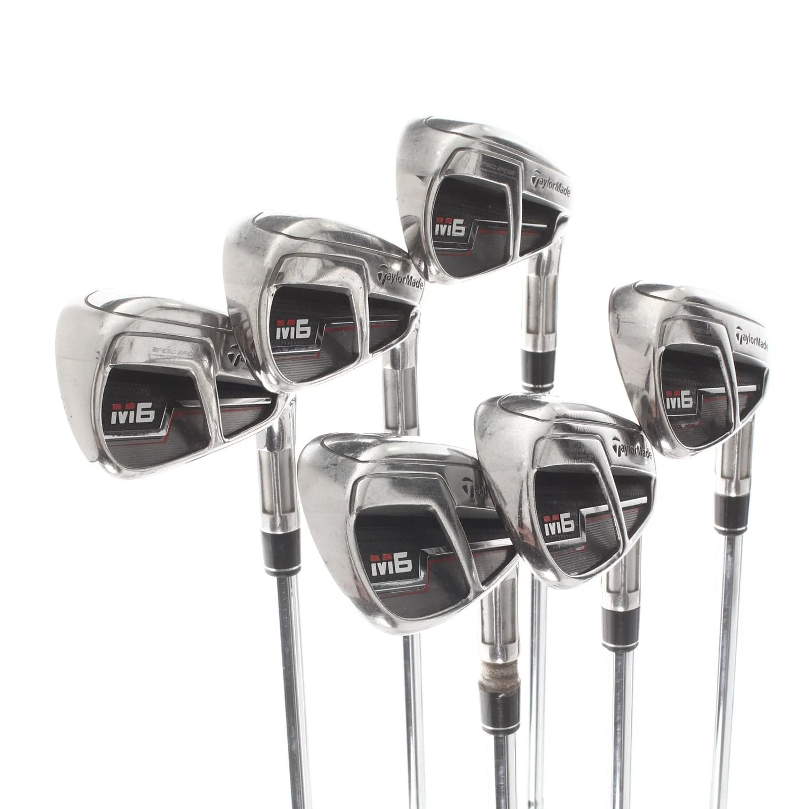 TaylorMade M6 Steel Mens Right Hand Irons 5-PW Stiff - KBS Tour 90 - Image 2