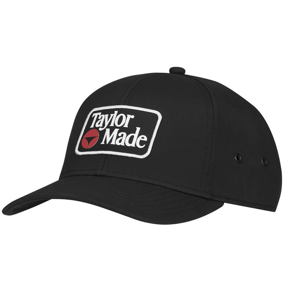 TaylorMade Newport Stock Metal Eyelet Cap - Black