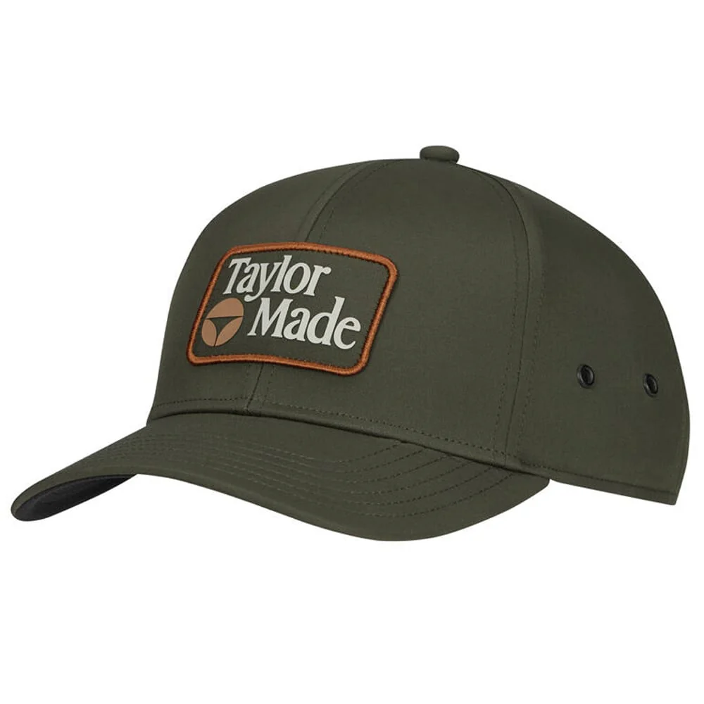 TaylorMade Newport Stock Metal Eyelet Cap - Olive