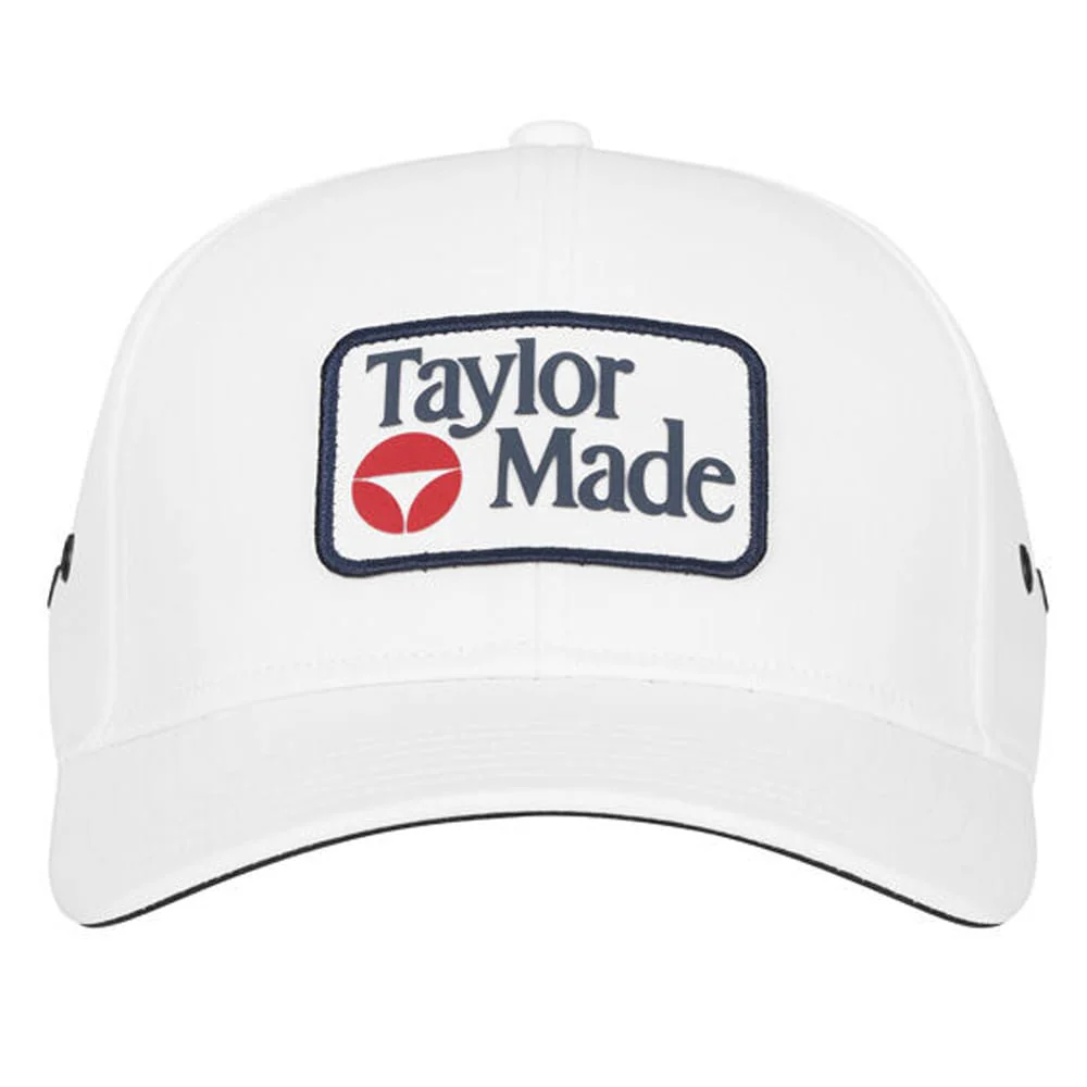 TaylorMade Newport Stock Metal Eyelet Cap - White - Image 3