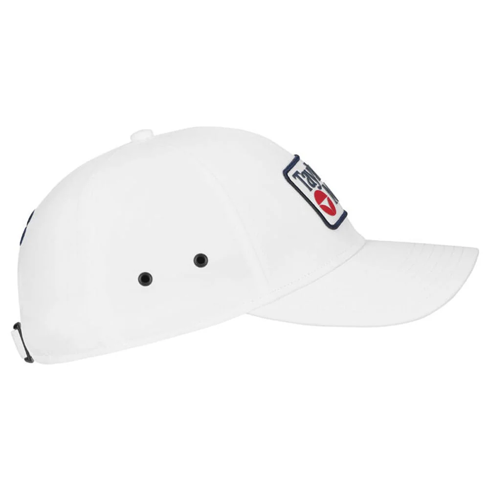 TaylorMade Newport Stock Metal Eyelet Cap - White - Image 4