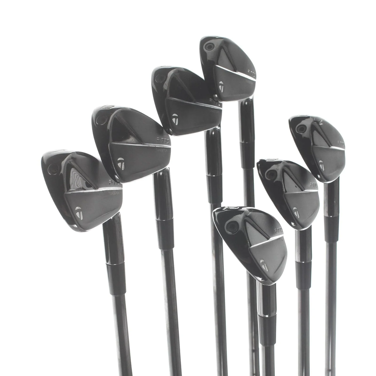 TaylorMade P770 Phantom Black Steel Mens Right Hand Irons 4-PW Stiff - KBS Tour - Image 2