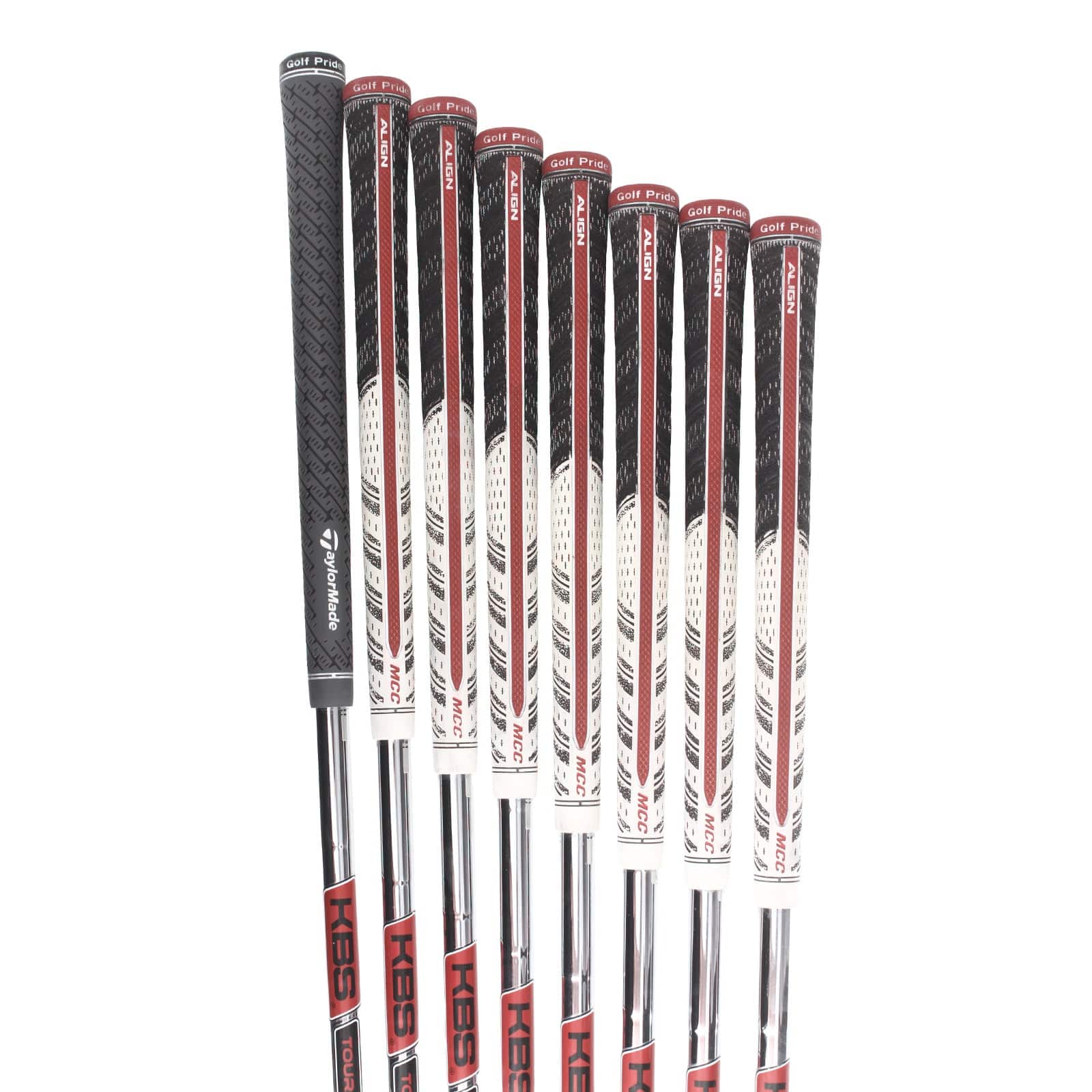 TaylorMade P7MC 2020 Steel Mens Right Hand Irons 3-PW Stiff - KBS Tour 120 - Image 7