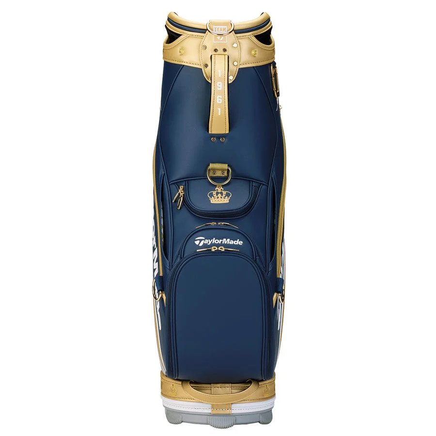 TaylorMade Professional Championship Staff Bag - Navy/Gold/White - Image 3