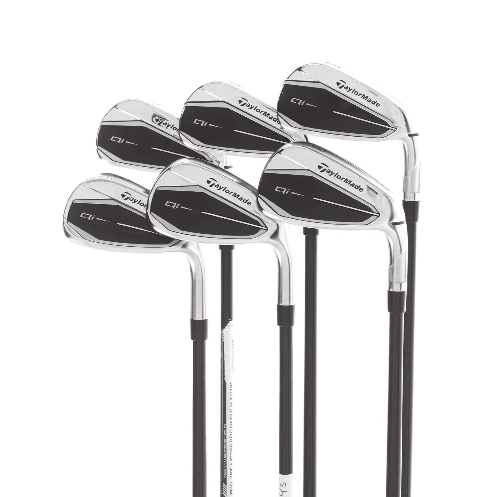 TaylorMade Qi Graphite Mens Right Hand Irons 5-PW Regular - Fujikura Ventus TR 6-R