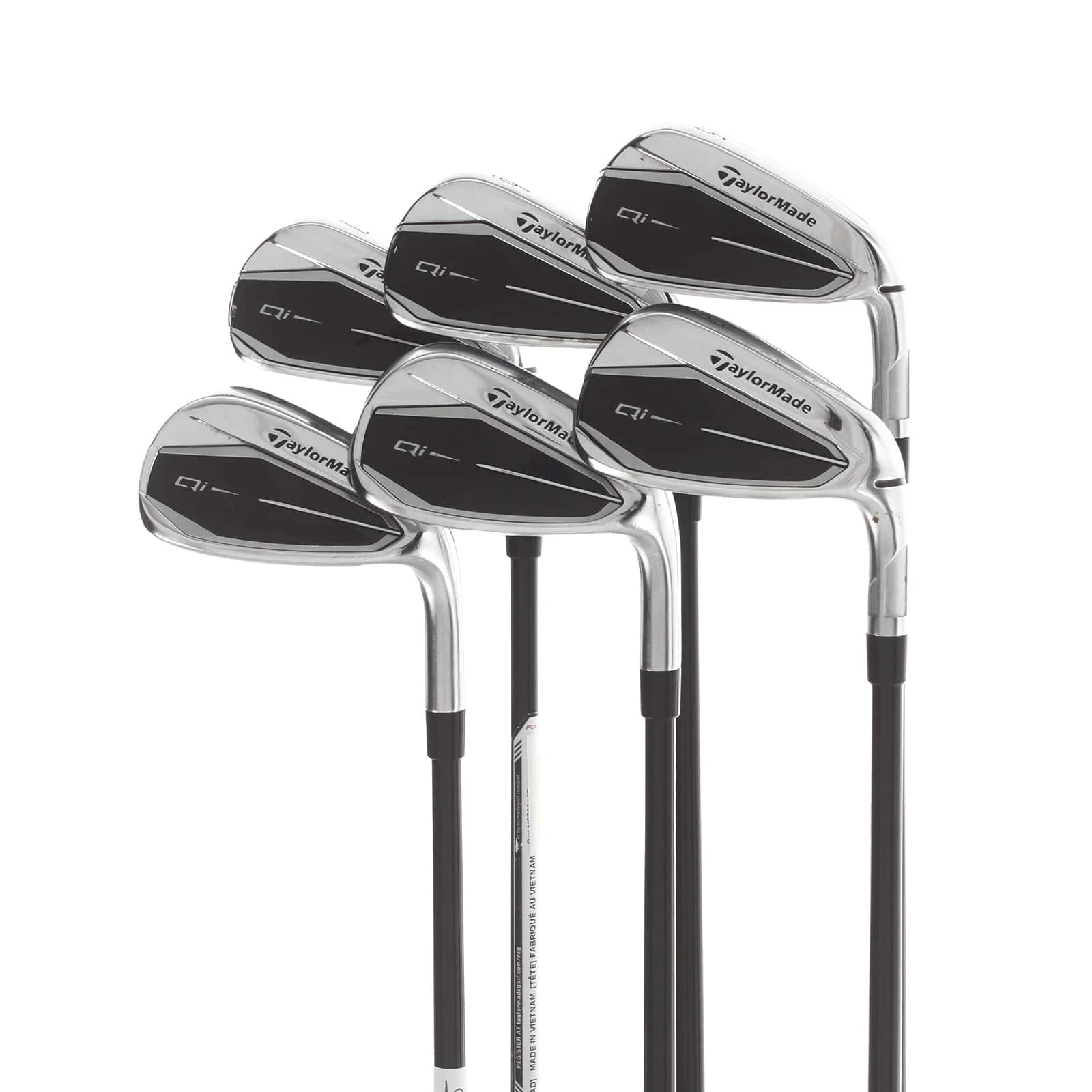 TaylorMade Qi Graphite Mens Right Hand Irons 5-PW Regular - Fujikura Ventus TR 6-R