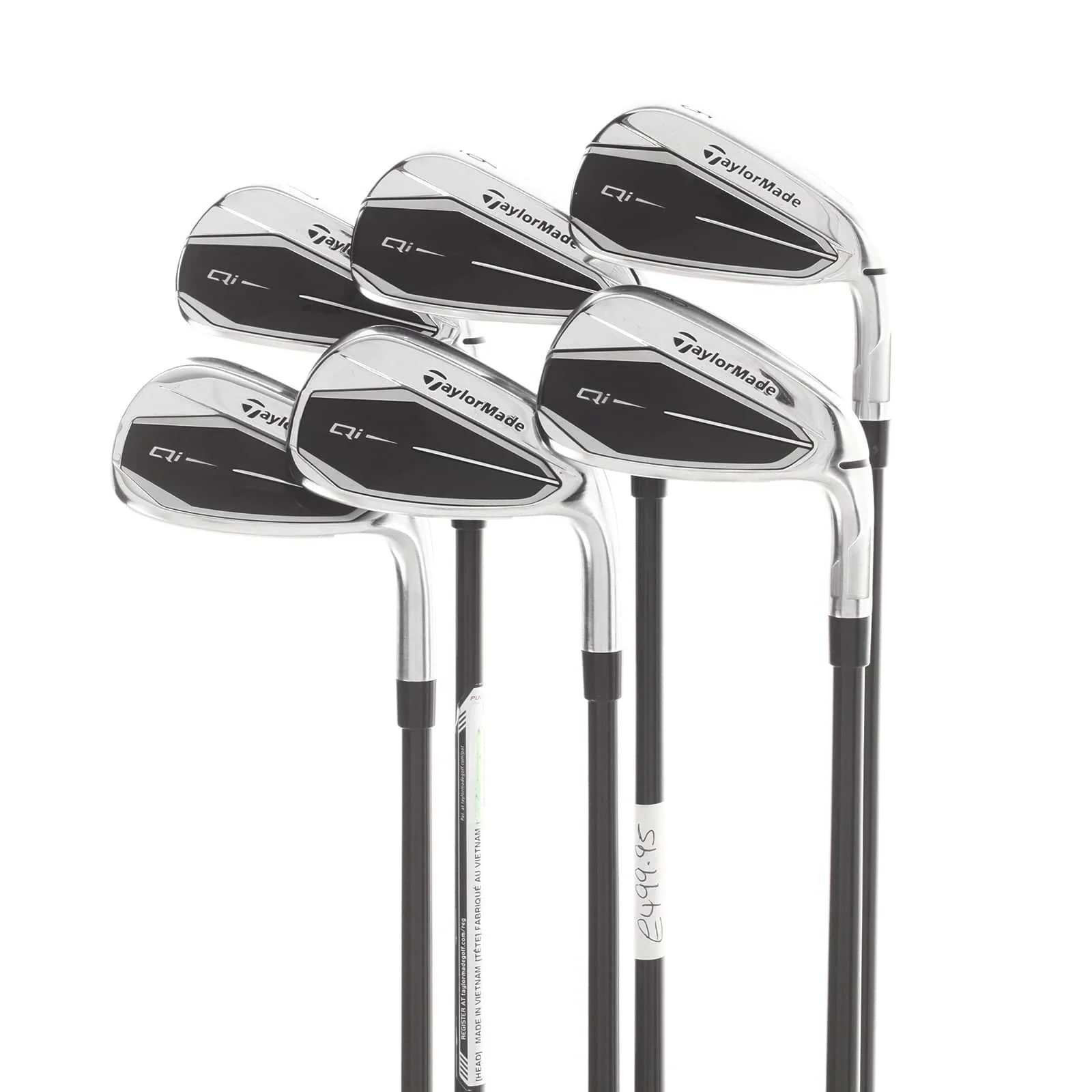 TaylorMade Qi Graphite Mens Right Hand Irons 5-PW Regular - Fujikura Ventus TR 6-R