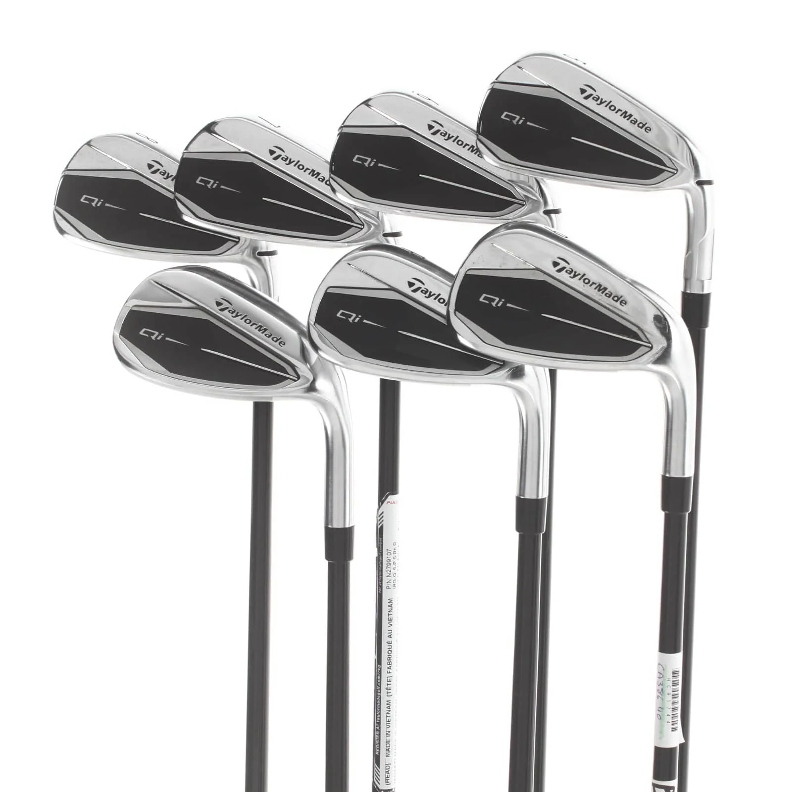 TaylorMade Qi Graphite Mens Right Hand Irons 5-SW Regular - Fujikura Ventus TR 6-R
