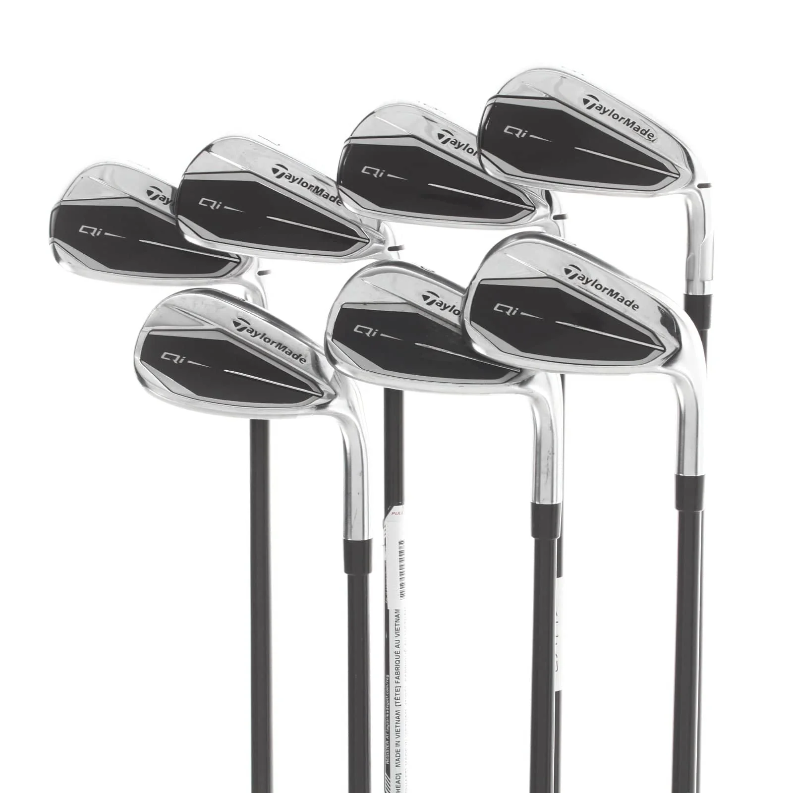 TaylorMade Qi Graphite Mens Right Hand Irons 5-SW Regular - Fujikura Ventus TR 6-R