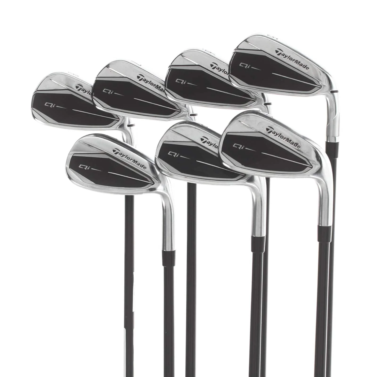 TaylorMade Qi Graphite Mens Right Hand Irons 5-SW Regular - Fujikura Ventus TR Blue 6-R