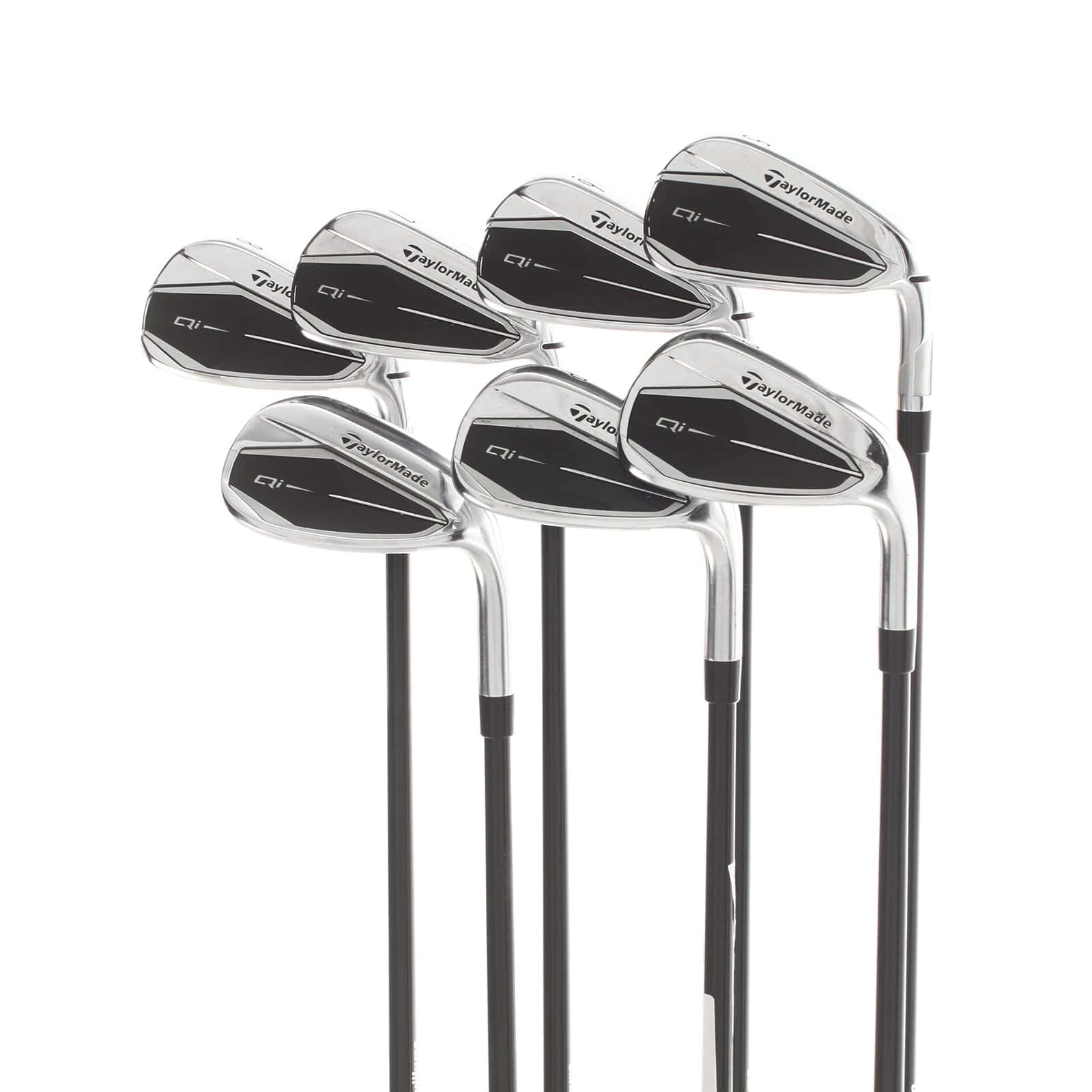 TaylorMade Qi Graphite Mens Right Hand Irons 5-SW Regular - Fujikura Ventus TR Blue 6-R