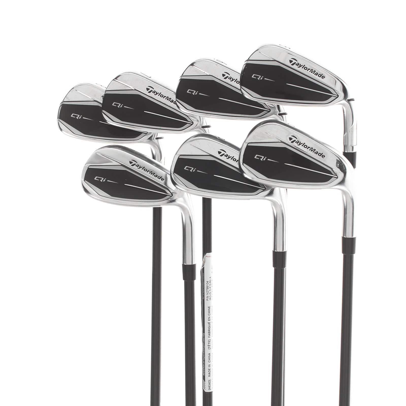 TaylorMade Qi Graphite Mens Right Hand Irons 5-SW Senior - Fujikura Ventus TR Blue 5-A