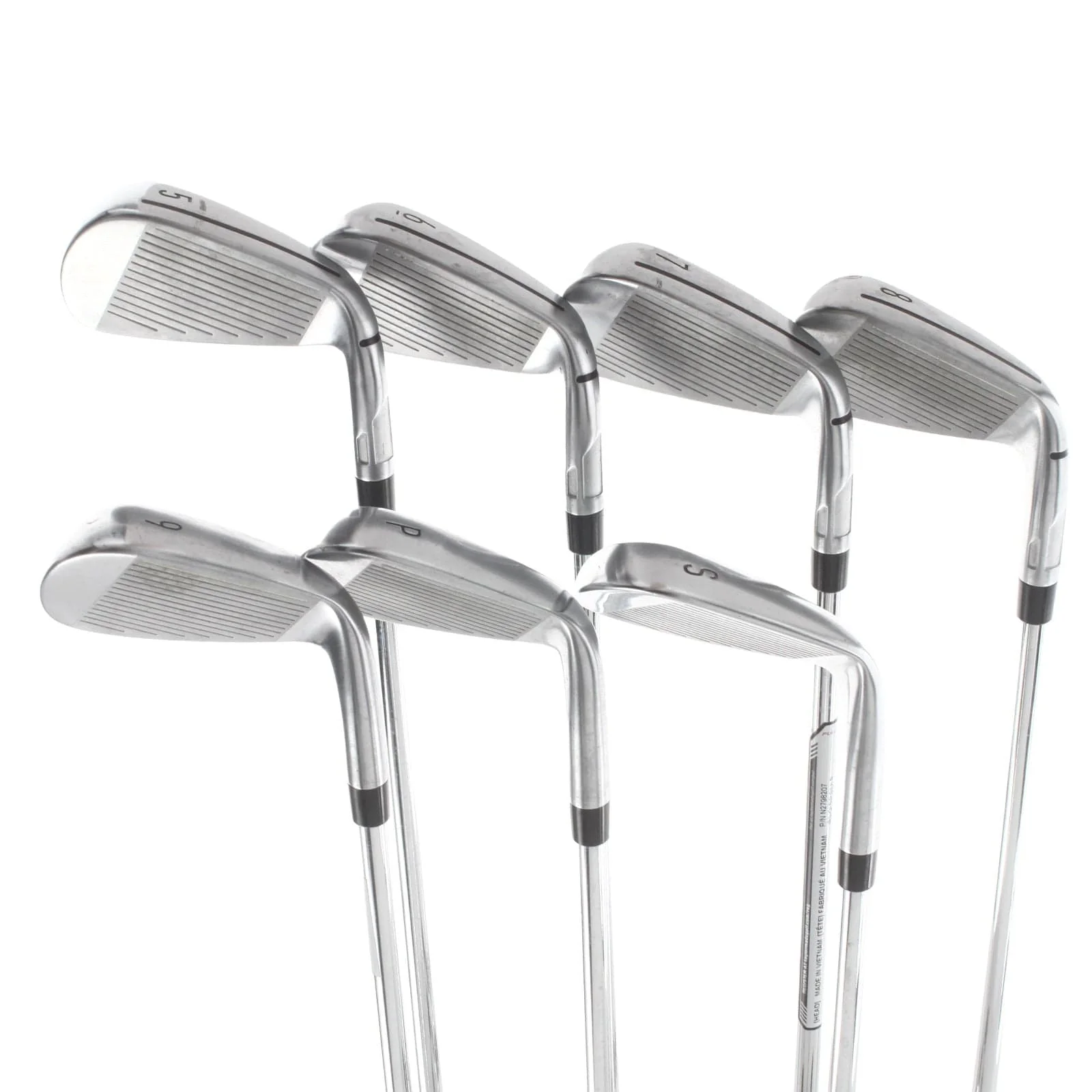TaylorMade Qi Steel Mens Left Hand Irons 5-SW Regular - KBS Max 85 - Image 2