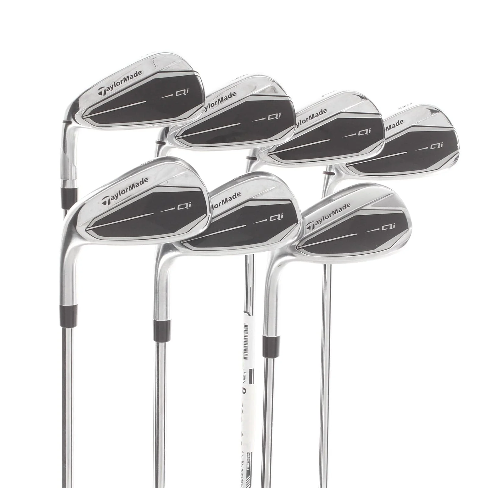 TaylorMade Qi Steel Mens Left Hand Irons 5-SW Regular - KBS Max 85