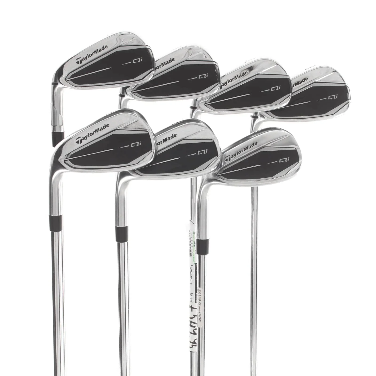 TaylorMade Qi Steel Mens Left Hand Irons 5-SW  Regular - KBS Max