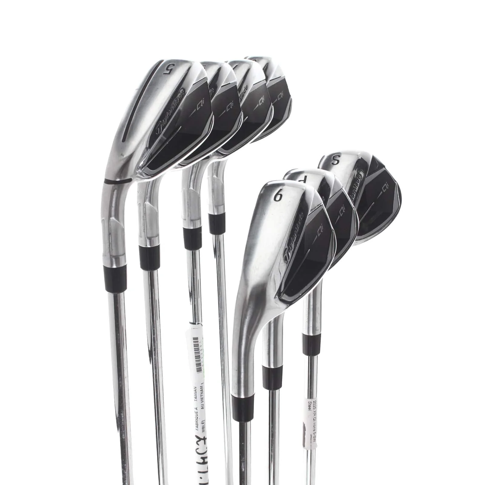 TaylorMade Qi Steel Mens Left Hand Irons 5-SW  Regular - KBS Max - Image 2