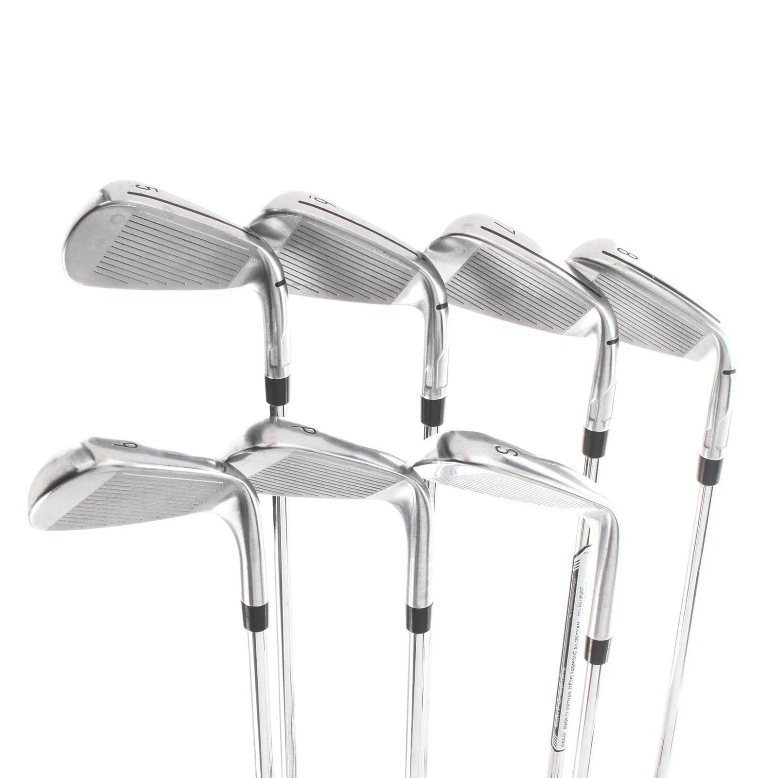 TaylorMade Qi Steel Mens Left Hand Irons 5-SW Regular - KBS Max MT 85 - Image 3