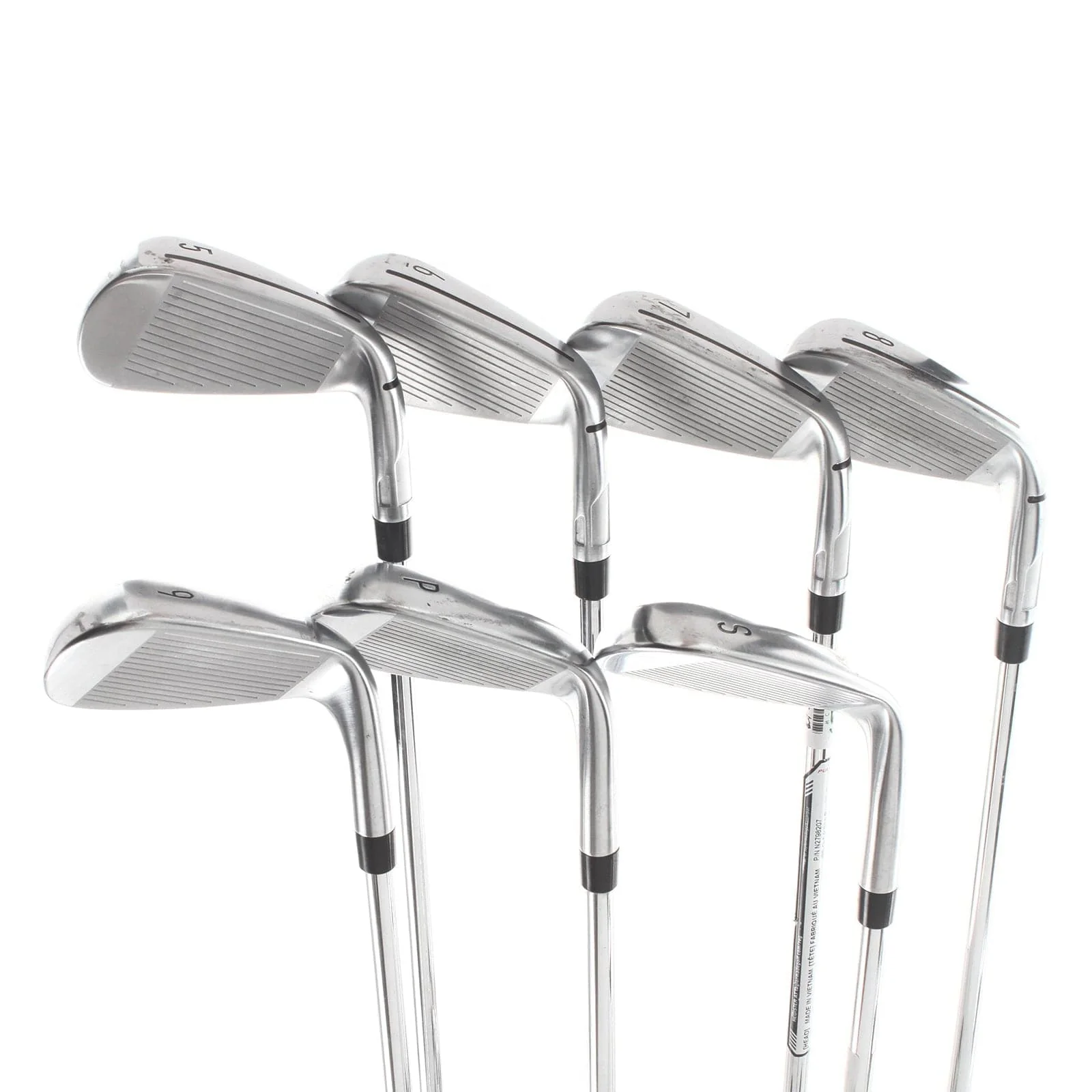 TaylorMade Qi Steel Mens Left Hand Irons 5-SW Regular - KBS Max MT 85 - Image 3