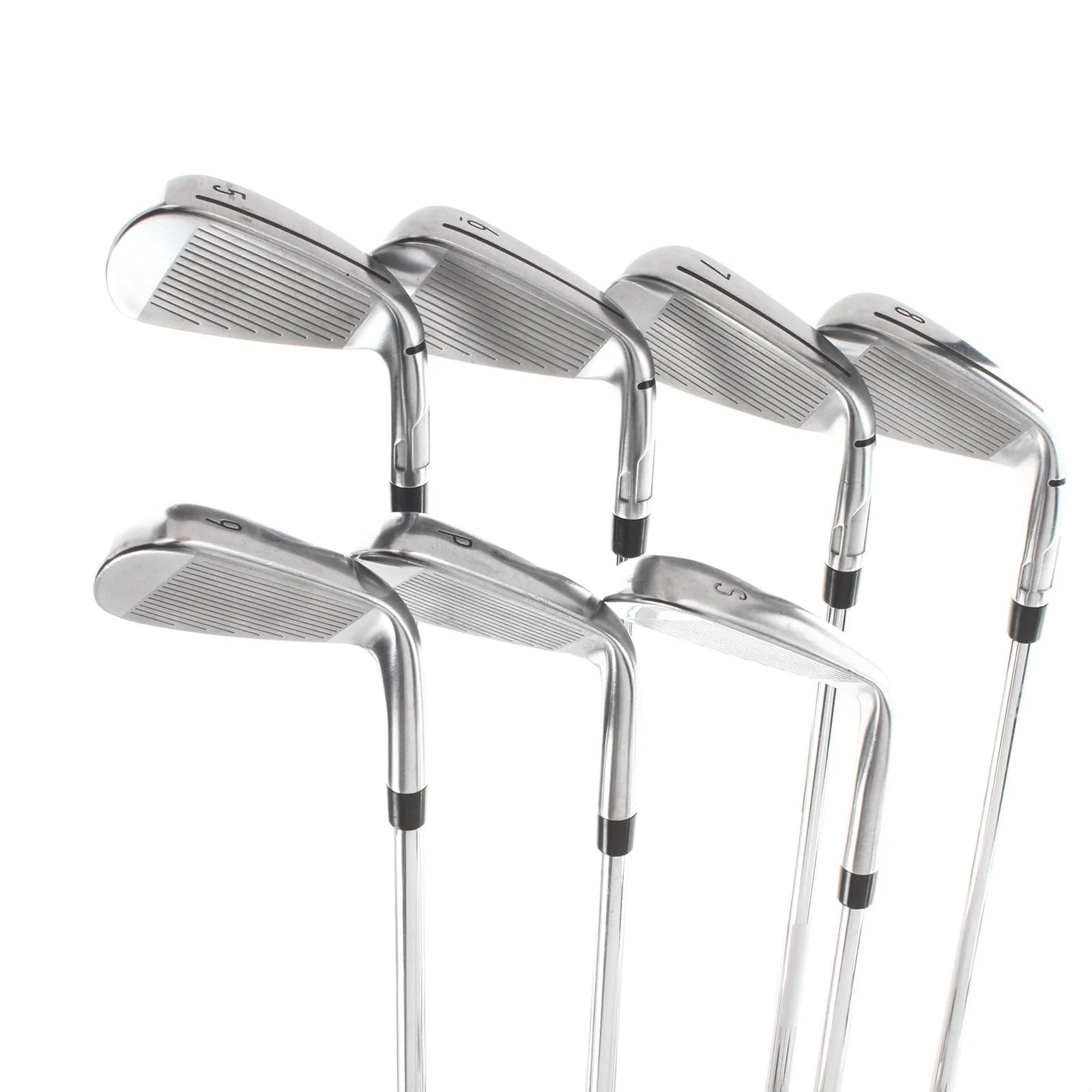 TaylorMade Qi Steel Mens Left Hand Irons 5-SW Regular - KBS Max MT 85 - Image 3