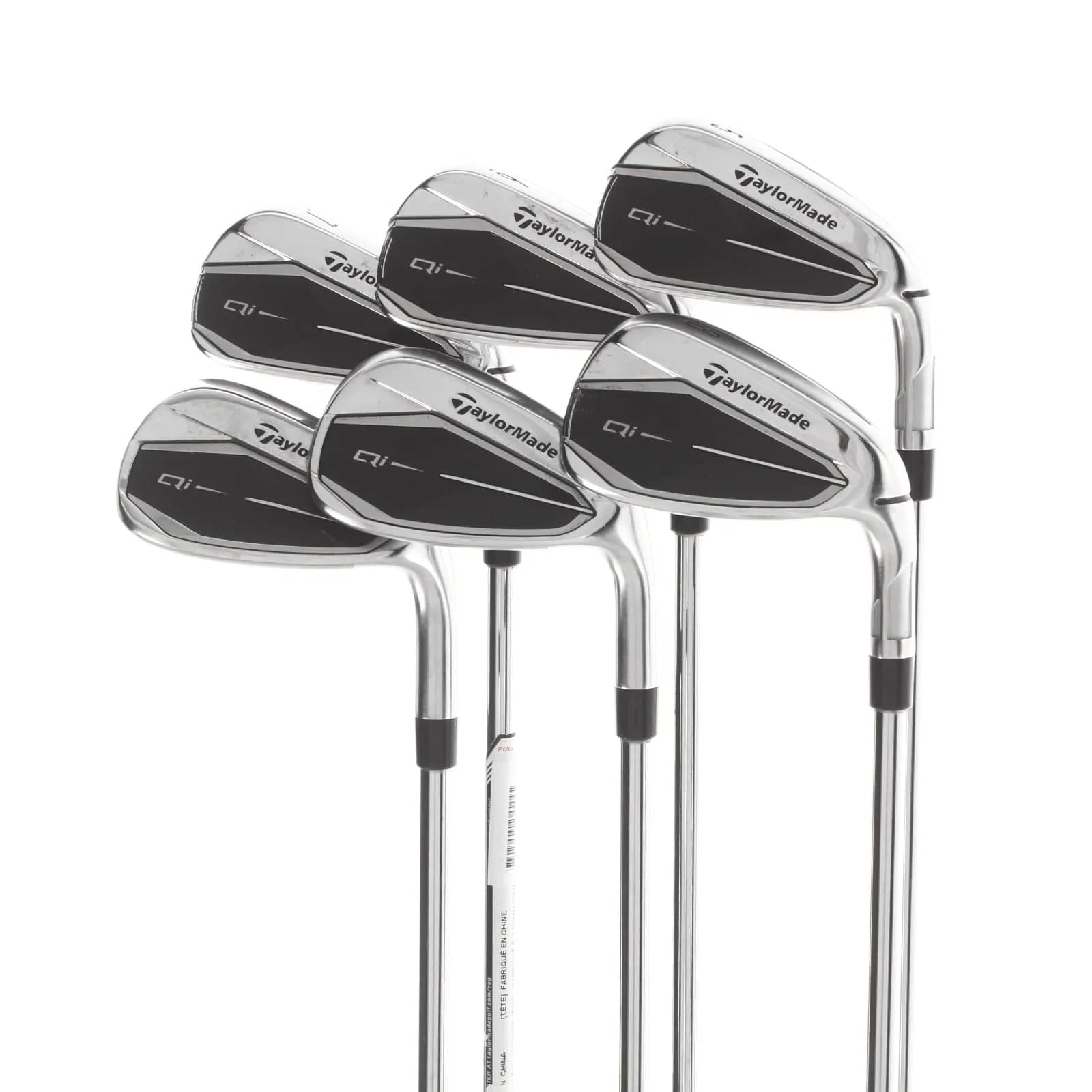 TaylorMade Qi Steel Mens Right Hand Irons 5-PW Regular - KBS Max MT 85