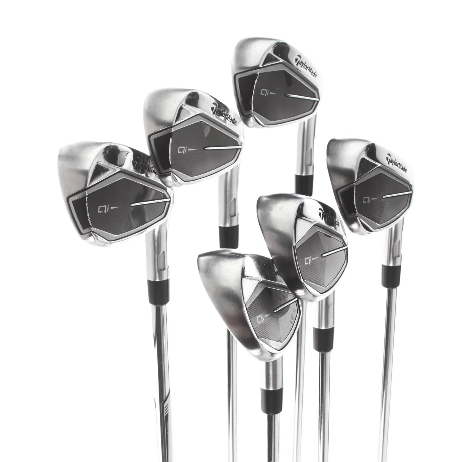 TaylorMade Qi Steel Mens Right Hand Irons 5-PW Regular - KBS Max MT 85 - Image 2