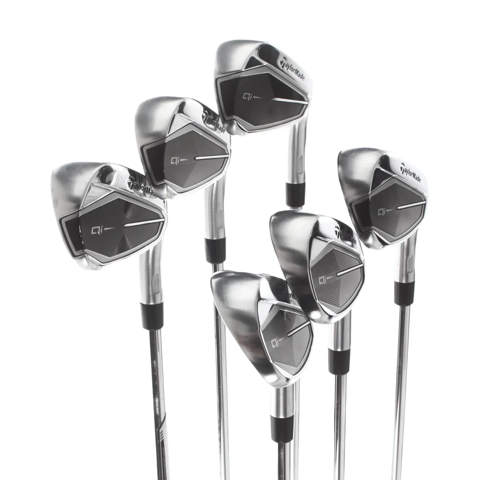 TaylorMade Qi Steel Mens Right Hand Irons 5-PW Stiff - KBS Max MT 85 - Image 2