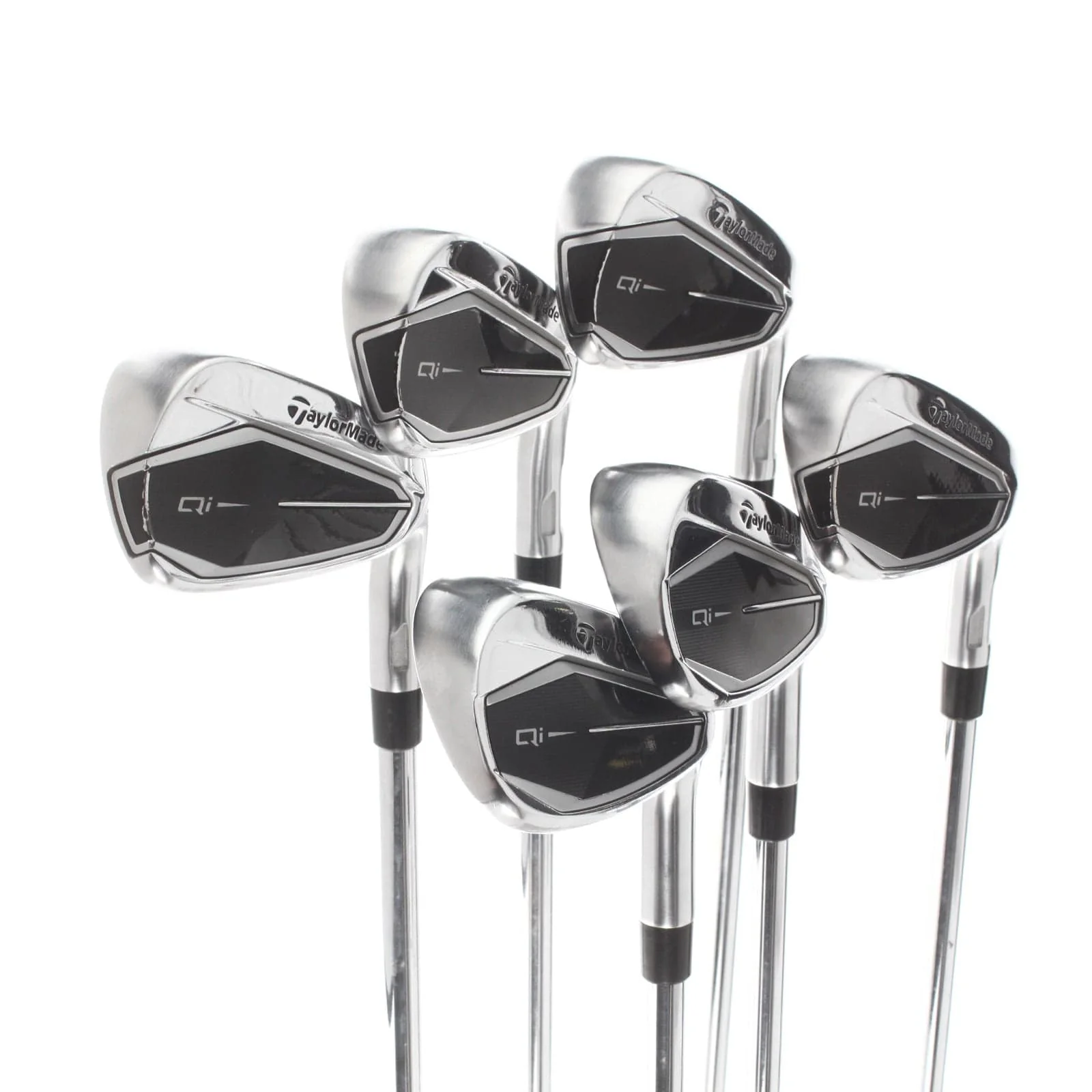 TaylorMade Qi Steel Mens Right Hand Irons 5-PW Stiff - KBS Max MT 85 - Image 2
