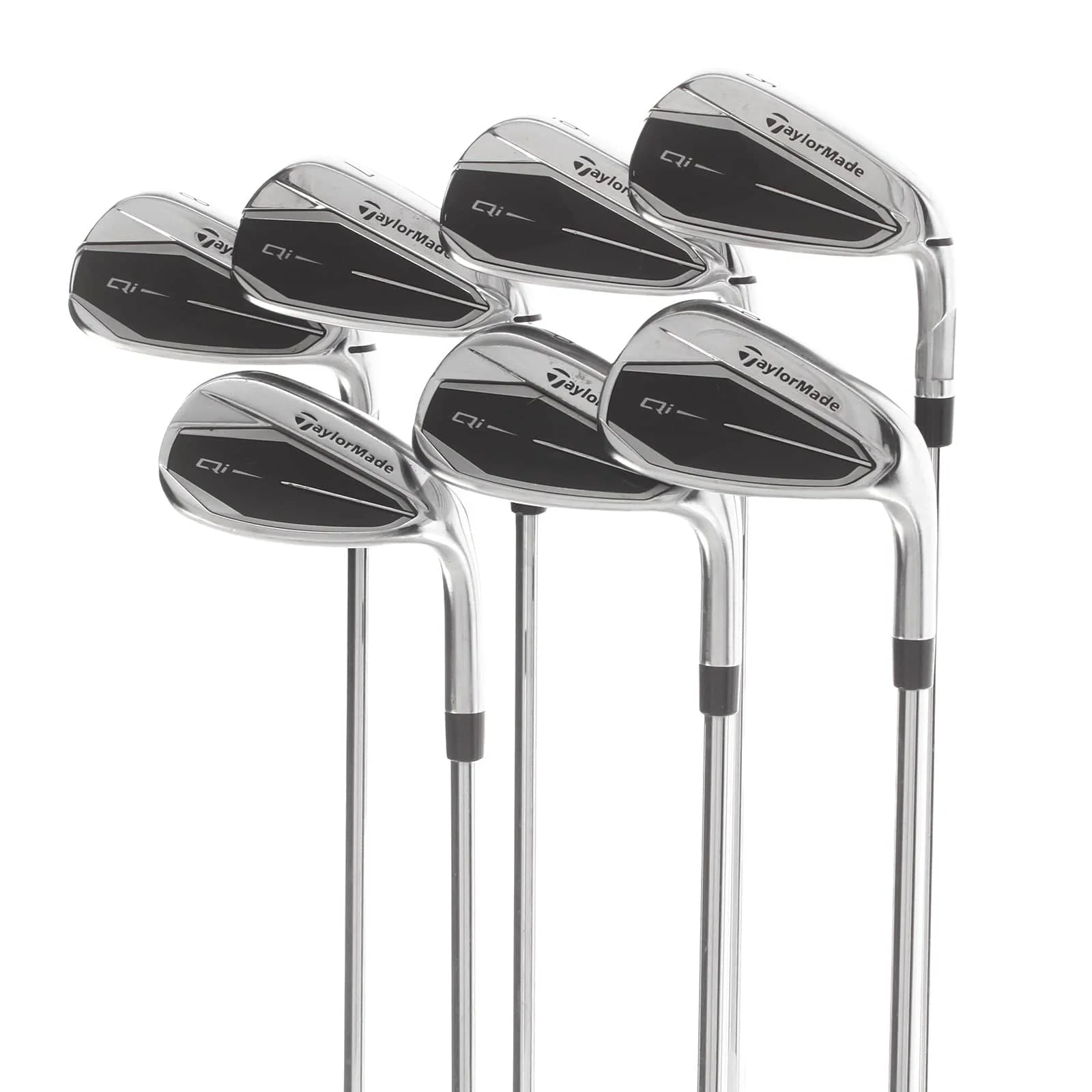 TaylorMade Qi Steel Mens Right Hand Irons 5-SW Regular - KBS Max 85