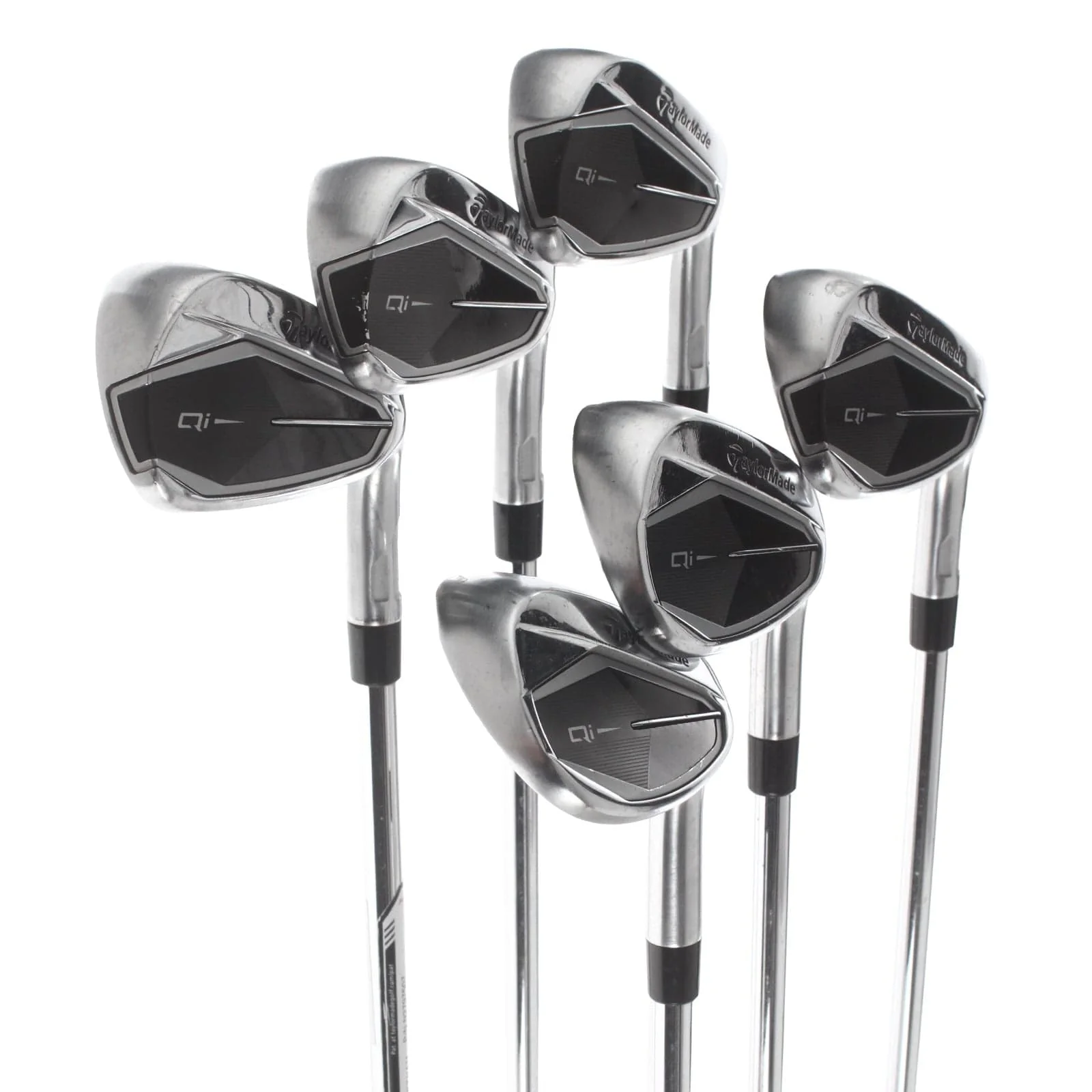 TaylorMade Qi Steel Mens Right Hand Irons 5-SW Regular - KBS Max 85 - Image 2