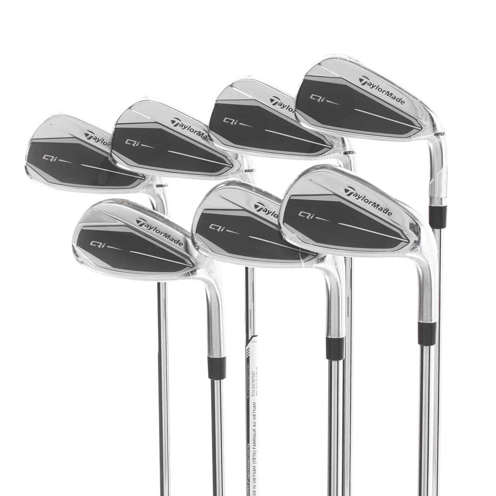 TaylorMade Qi Steel Mens Right Hand Irons 5-SW Regular - KBS Max MT 85