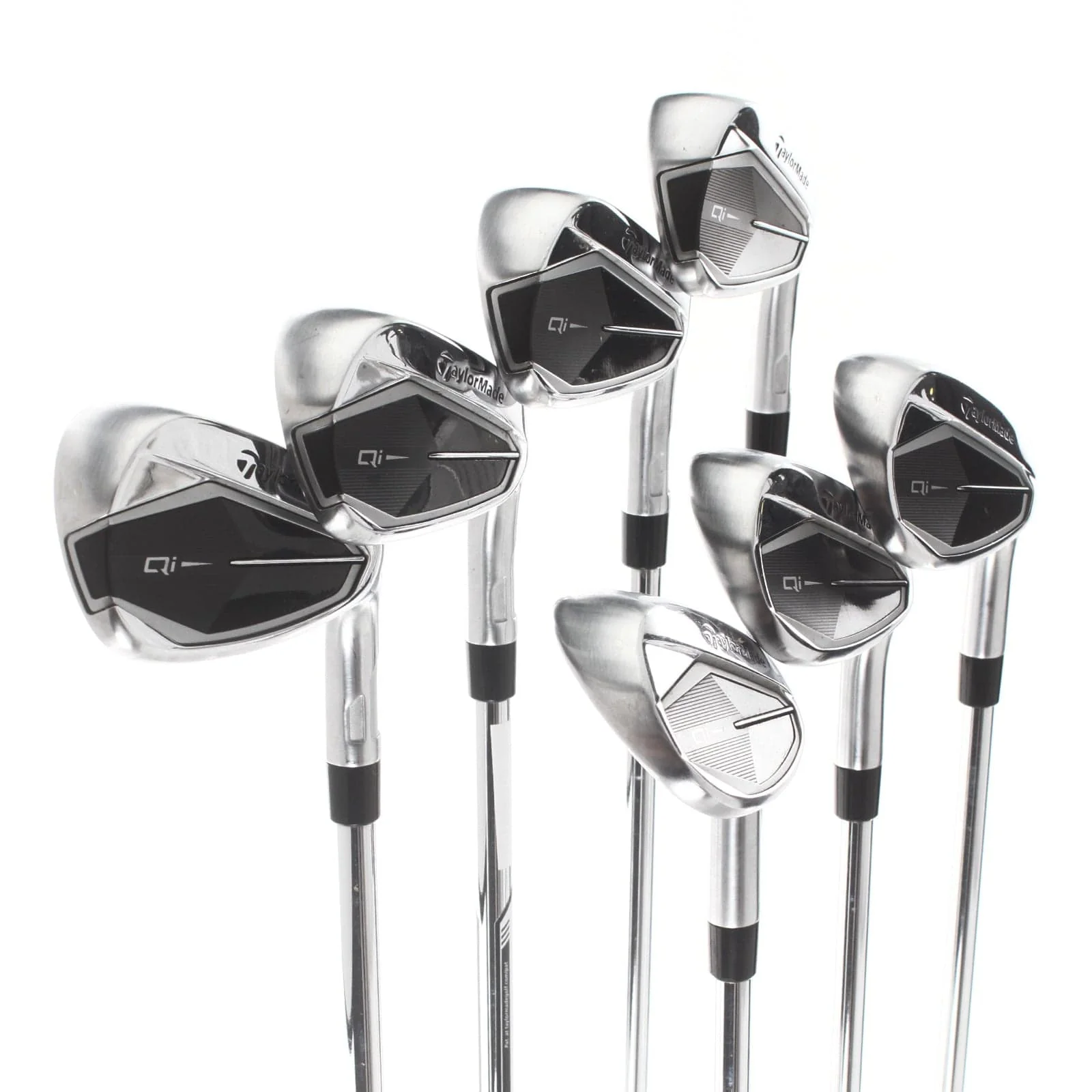 TaylorMade Qi Steel Mens Right Hand Irons 5-SW Regular - KBS Max MT 85 - Image 2
