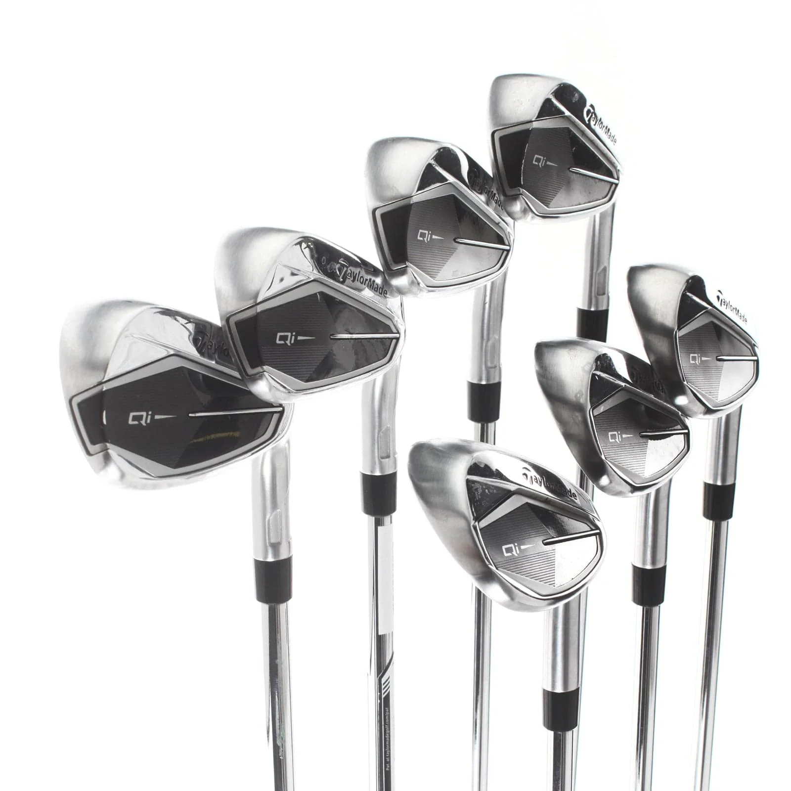 TaylorMade Qi Steel Mens Right Hand Irons 5-SW Regular - KBS Max MT 85 - Image 2