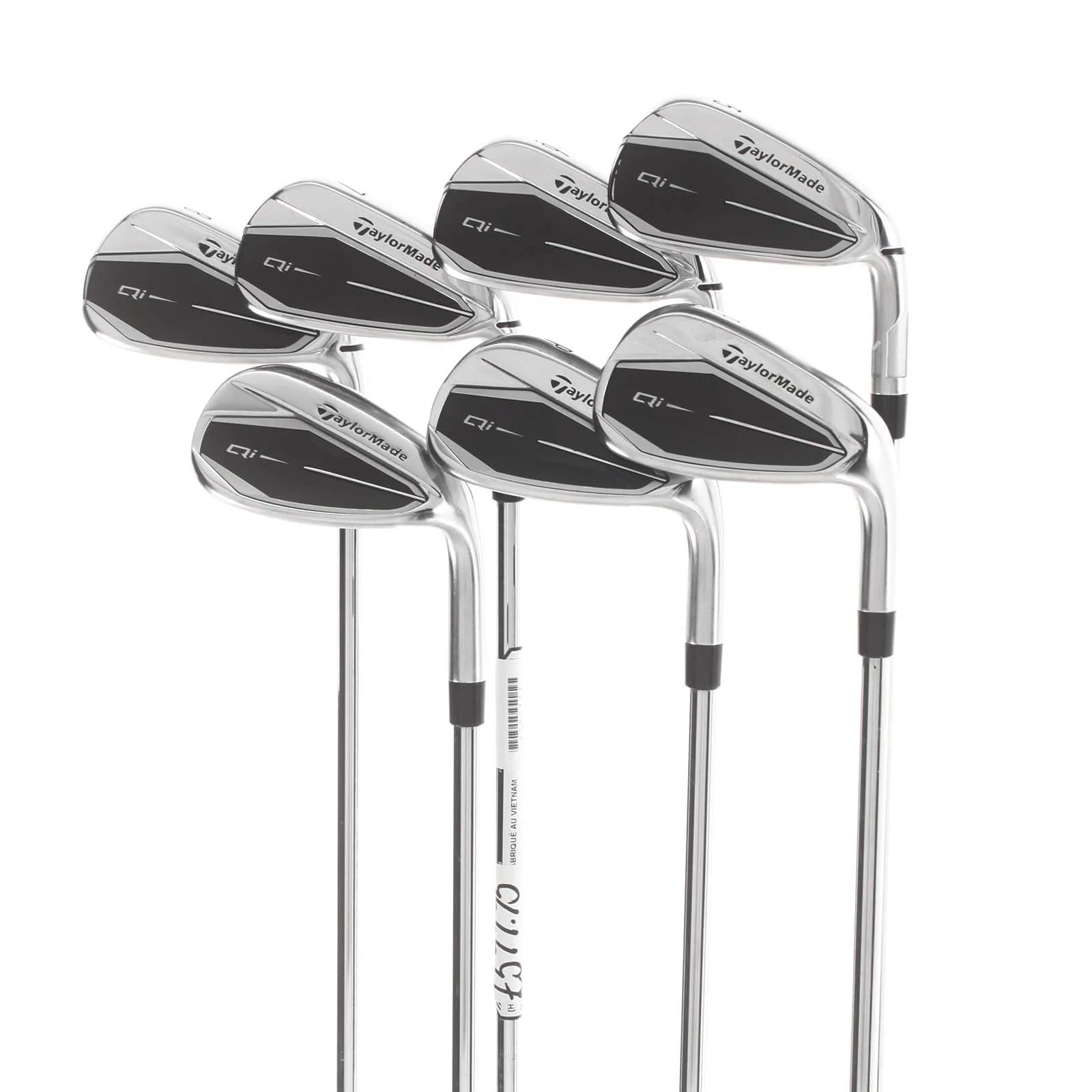 TaylorMade Qi Steel Mens Right Hand Irons 5-SW Regular - KBS Max MT 85